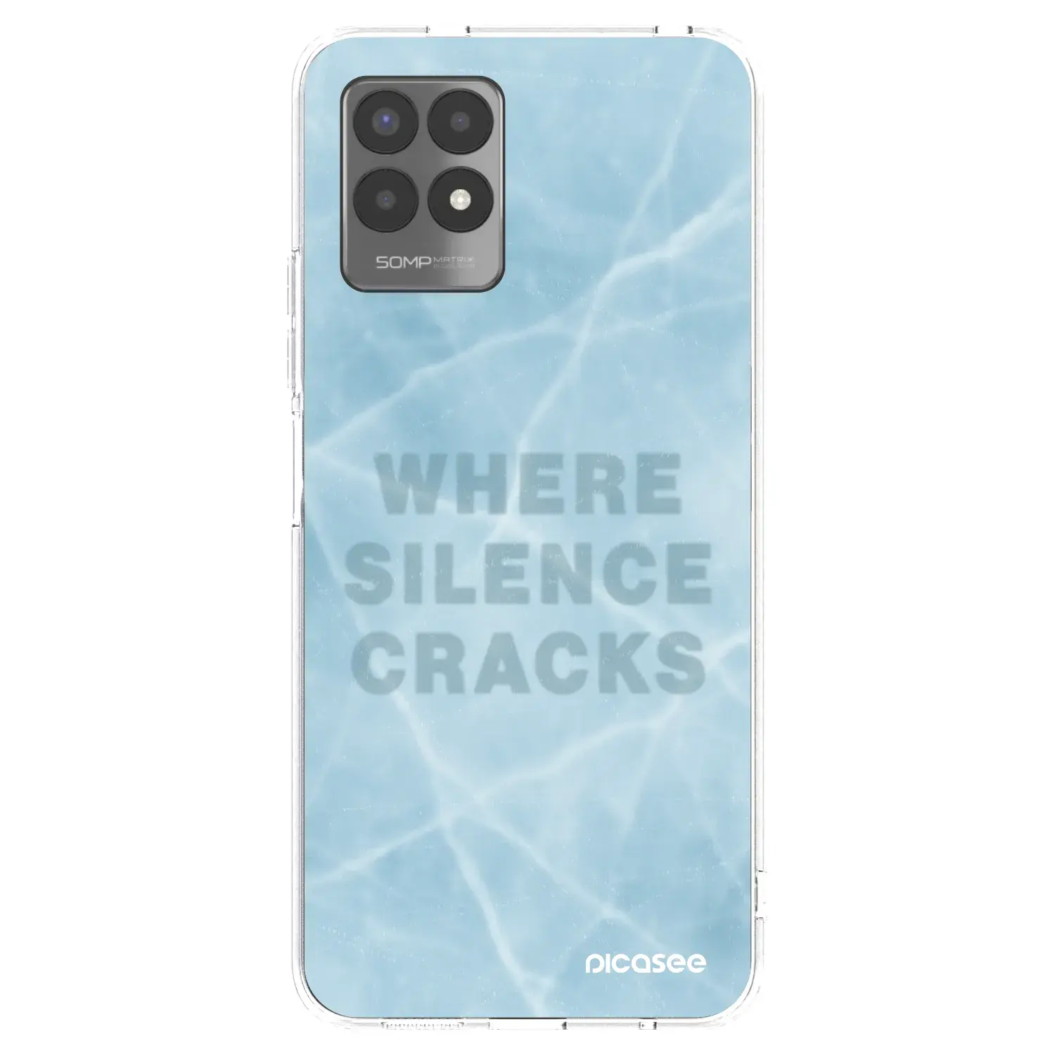 Silikonový průhledný obal pro Realme 8i - SILENCE
