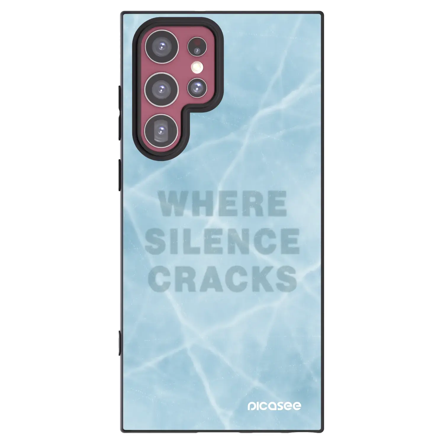 Silikonový černý obal pro Samsung Galaxy S22 Ultra 5G - SILENCE