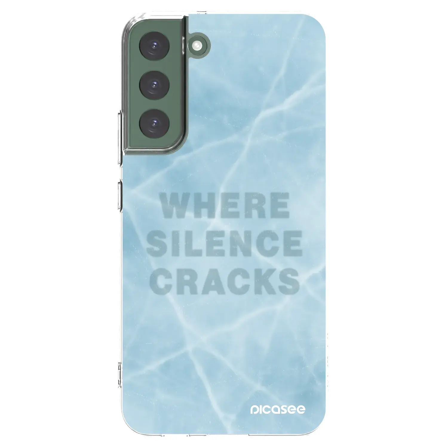 Silikonový průhledný obal pro Samsung Galaxy S22+ 5G - SILENCE