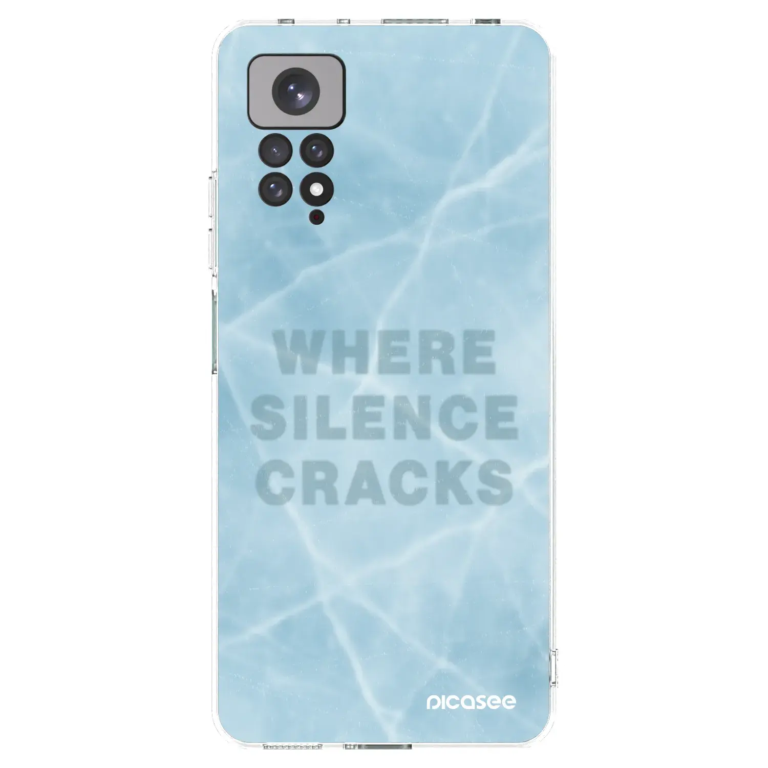 Silikonový průhledný obal pro Xiaomi Redmi Note 11 - SILENCE