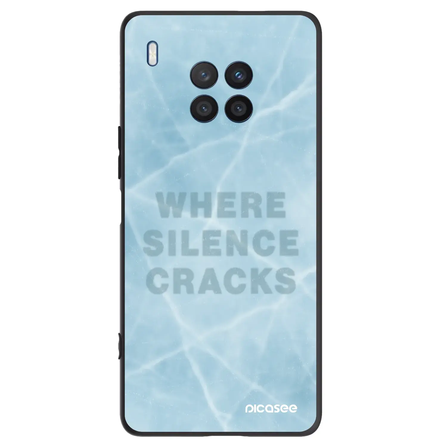 Silikonový černý obal pro Honor 50 Lite - SILENCE