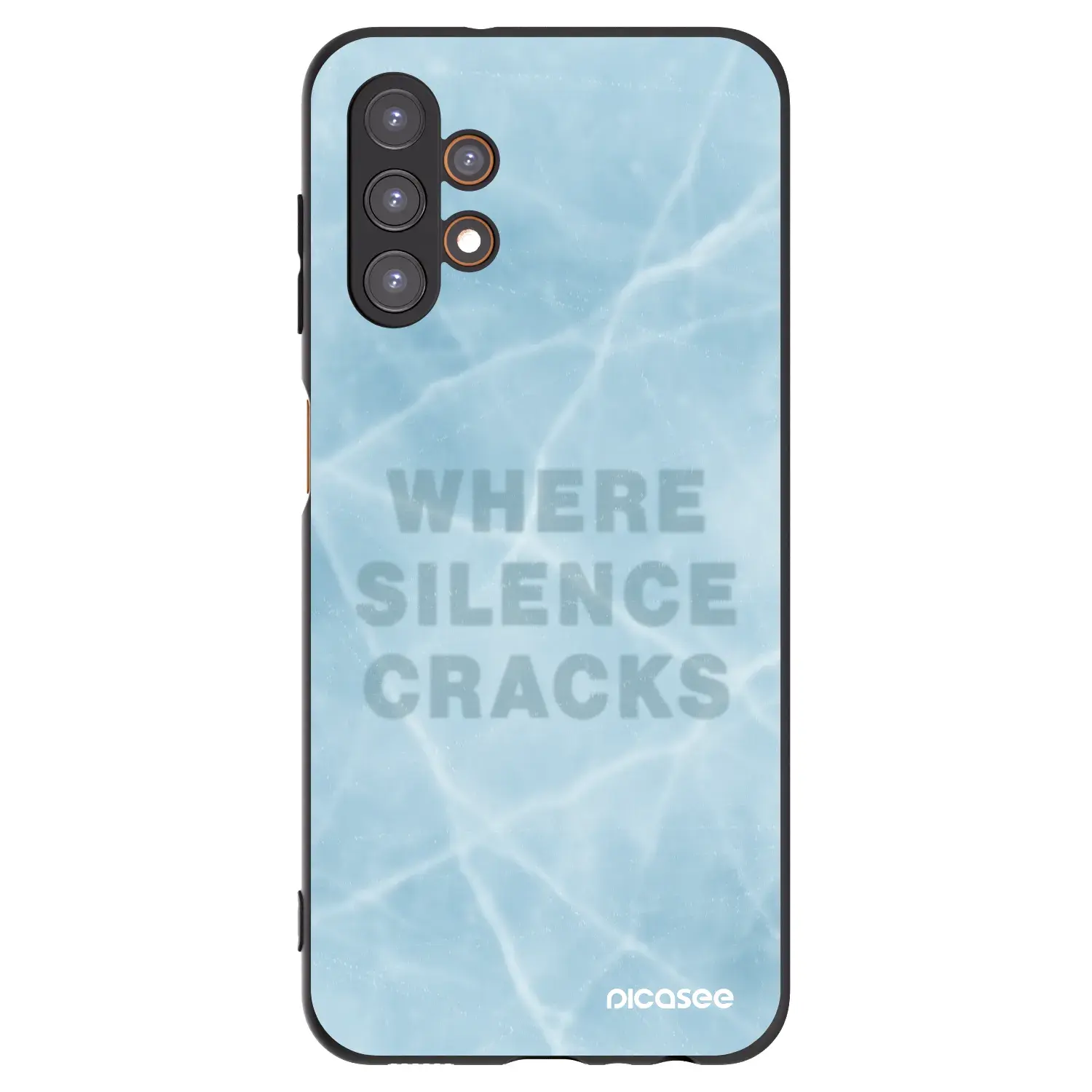 Silikonový černý obal pro Samsung Galaxy A13 4G A135 - SILENCE