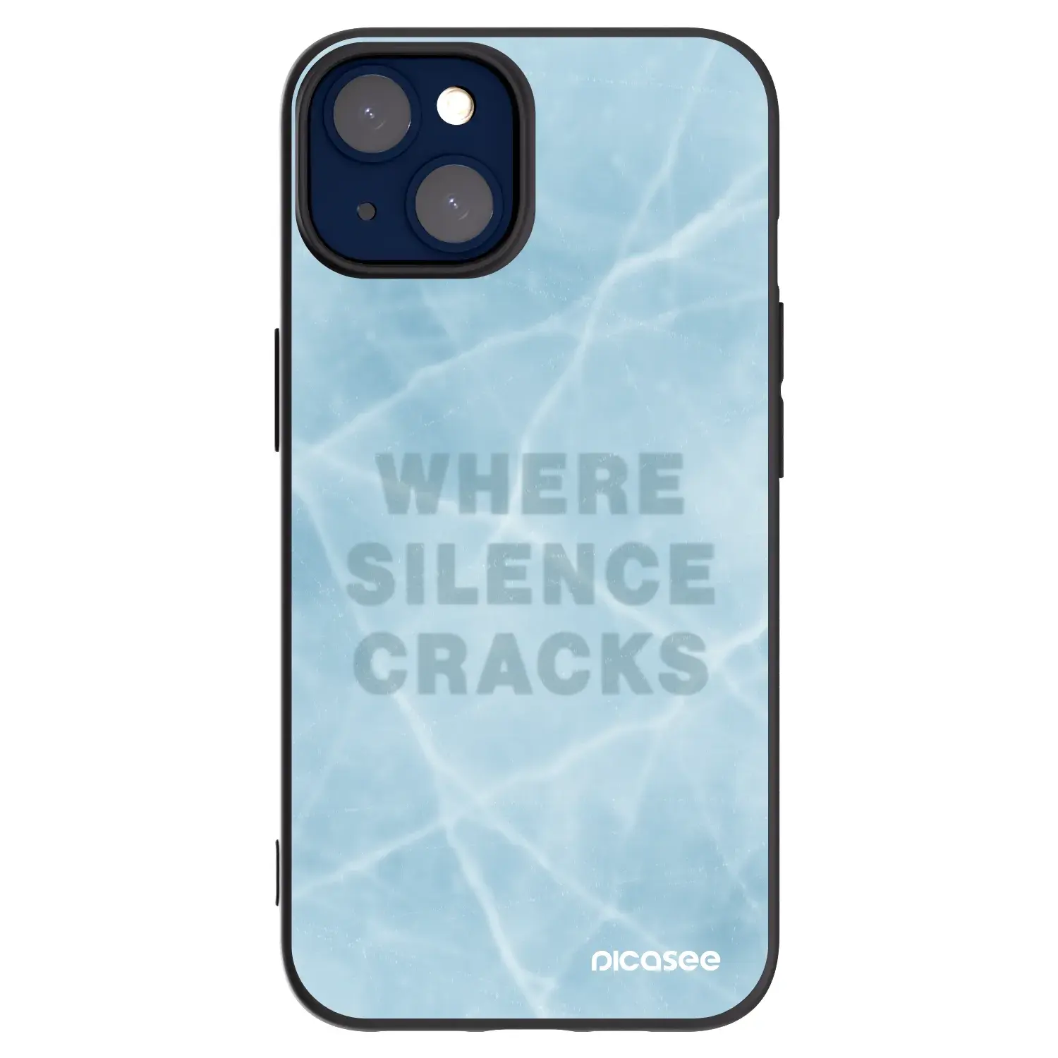 Silikonový černý obal pro Apple iPhone 14 - SILENCE