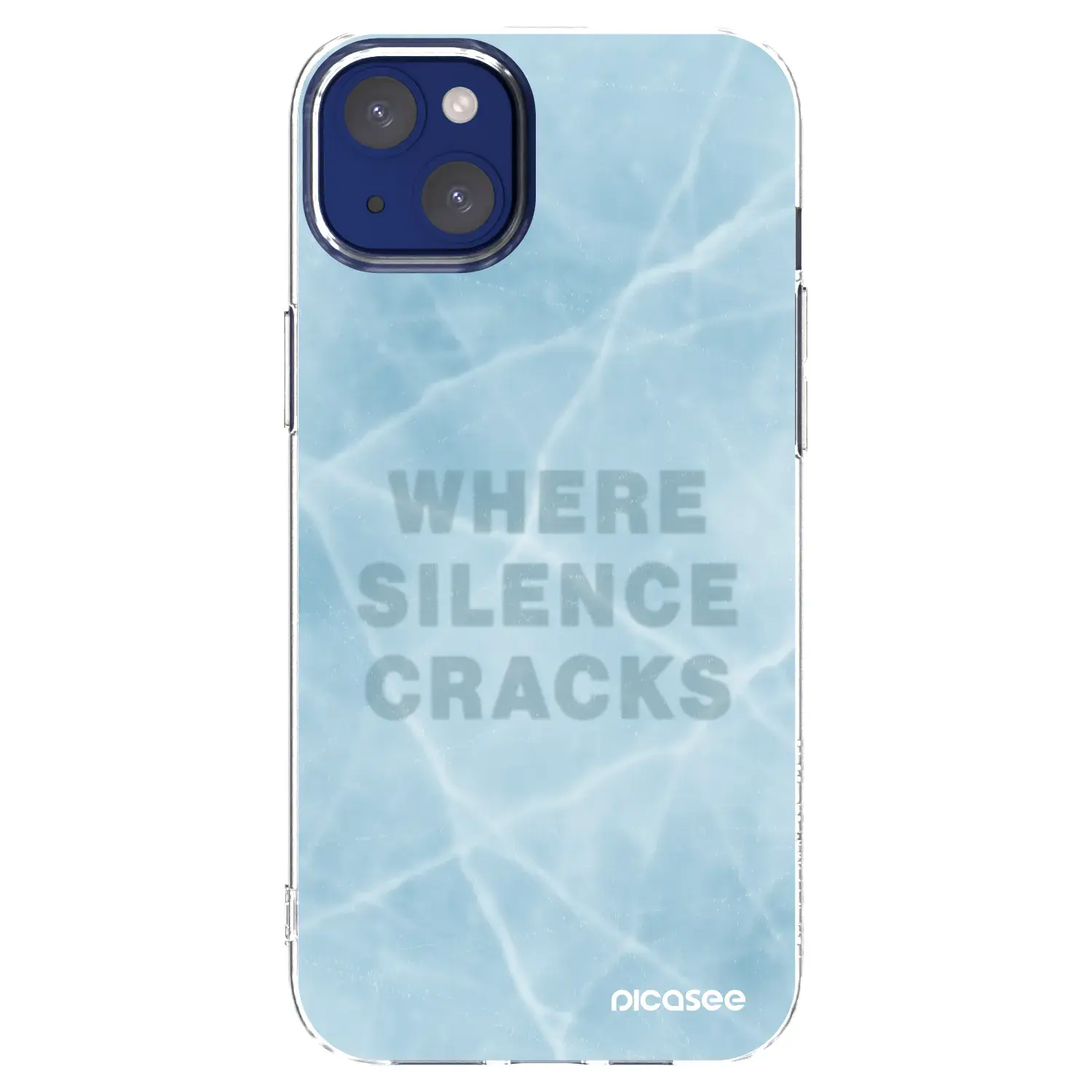 Silikonový průhledný obal pro Apple iPhone 14 Plus - SILENCE