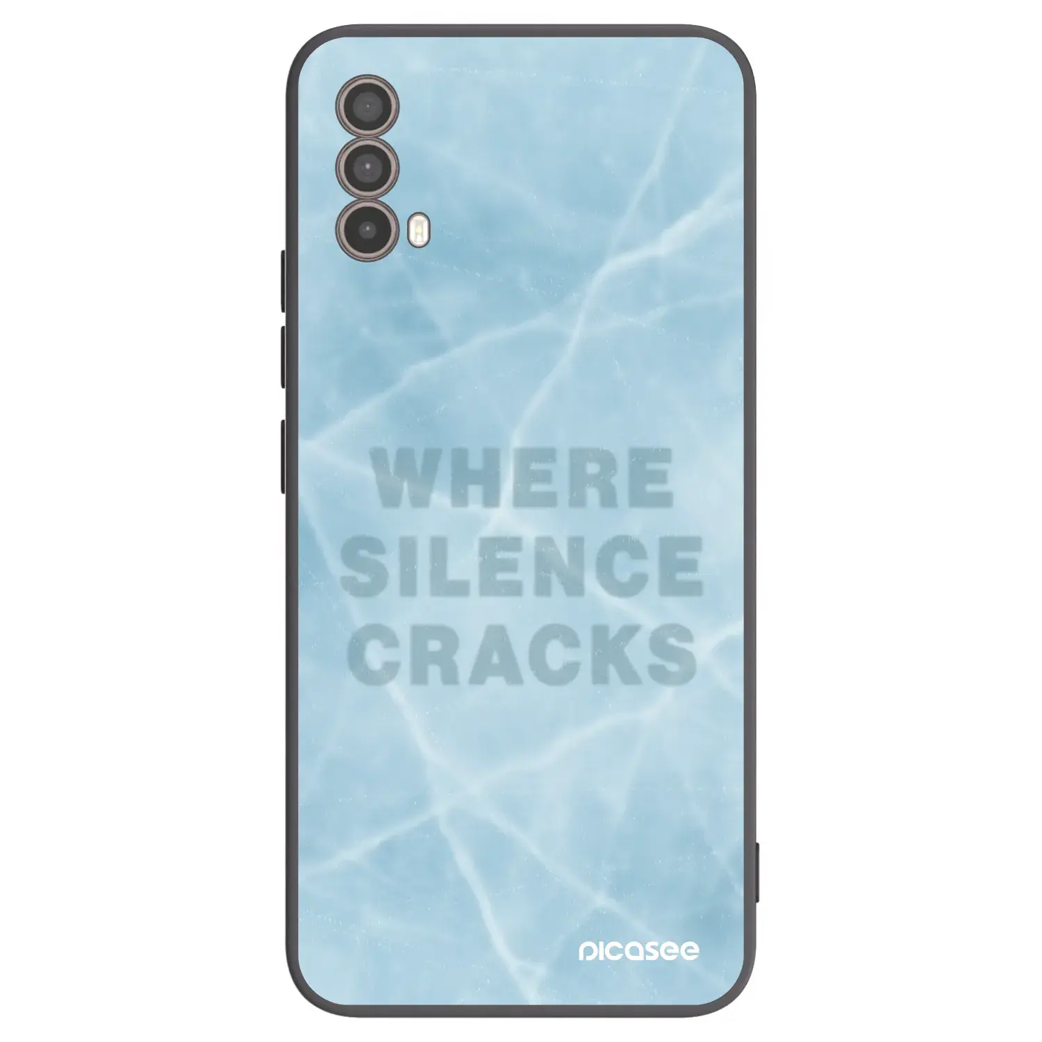 Silikonový černý obal pro Motorola Moto E40 - SILENCE