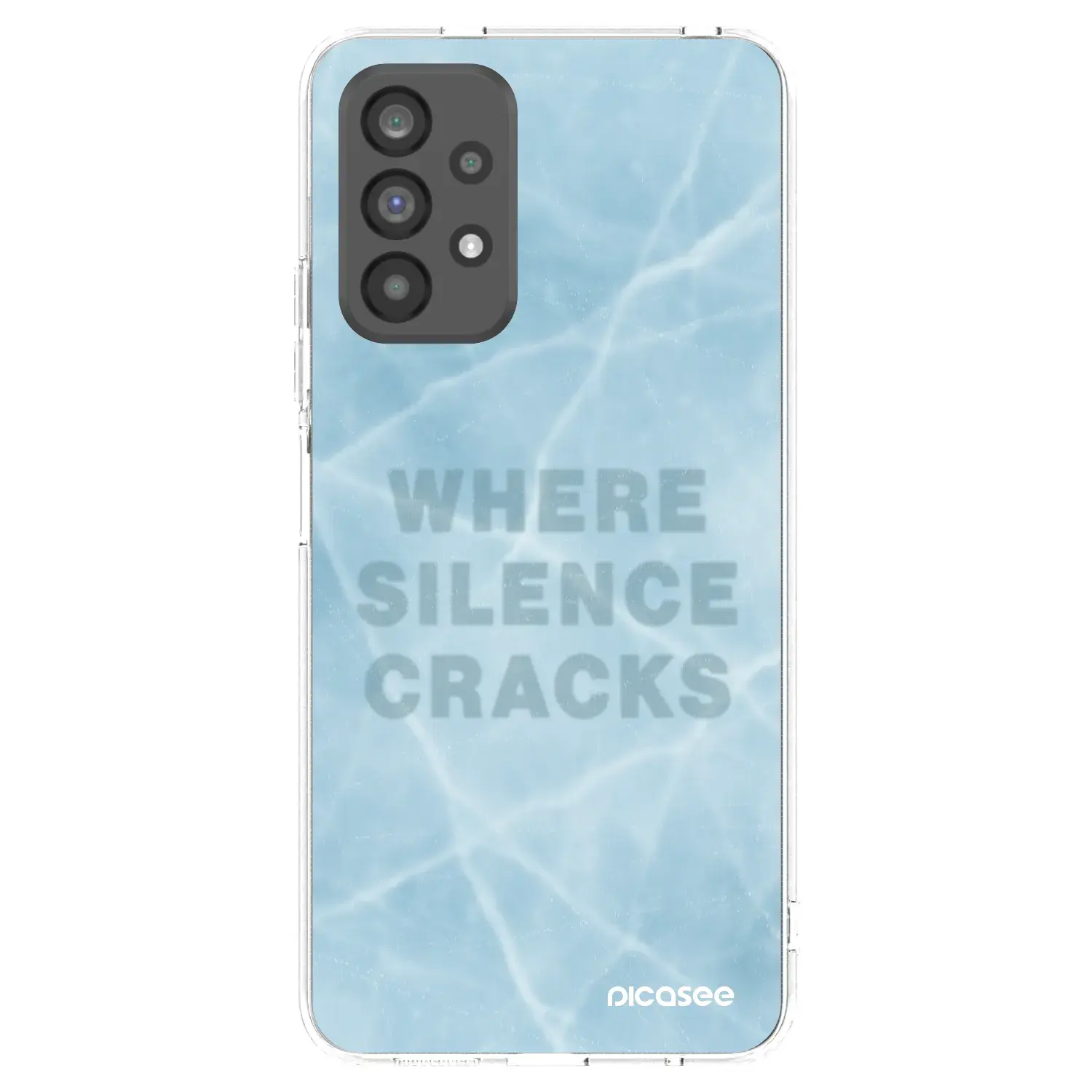 Silikonový průhledný obal pro Samsung Galaxy A73 5G - SILENCE