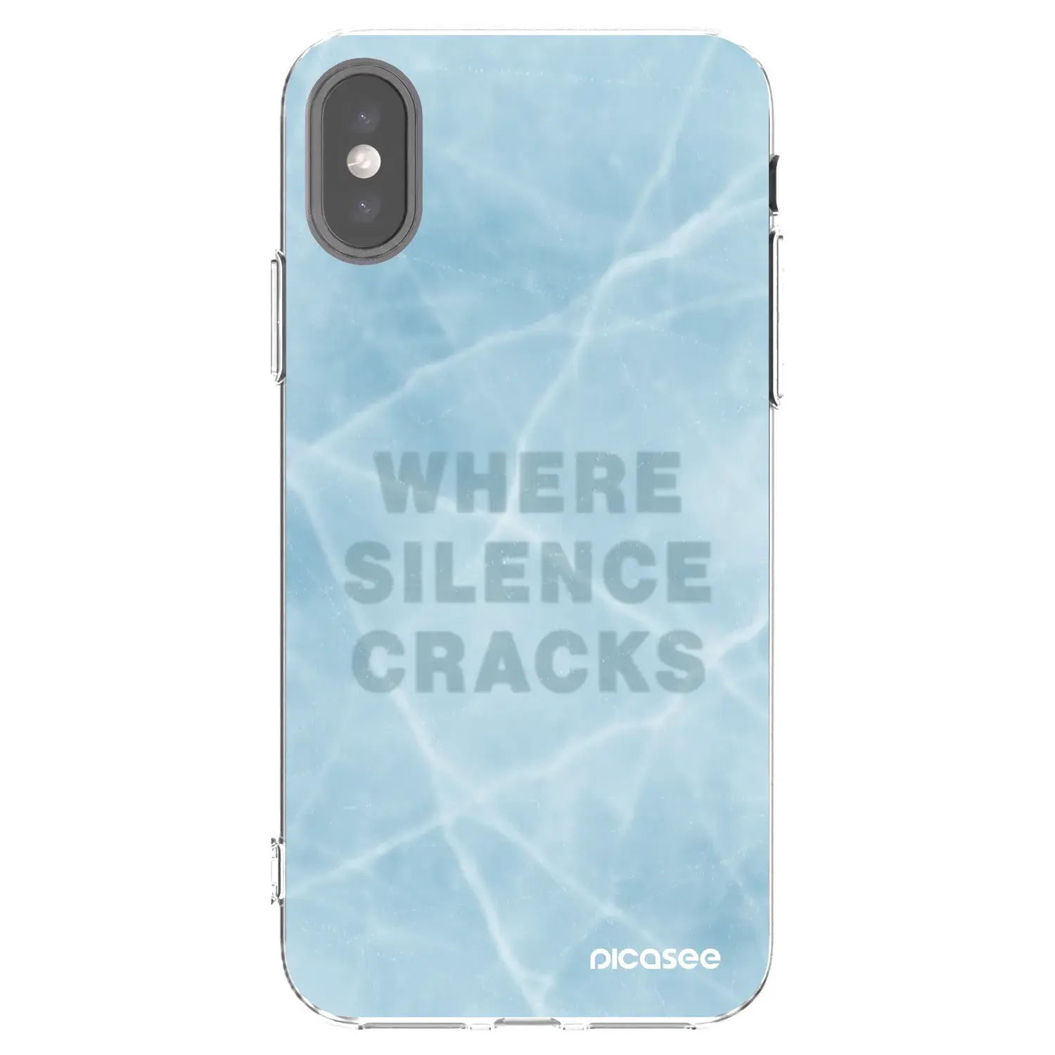 Silikonový průhledný obal pro Apple iPhone X/XS - SILENCE