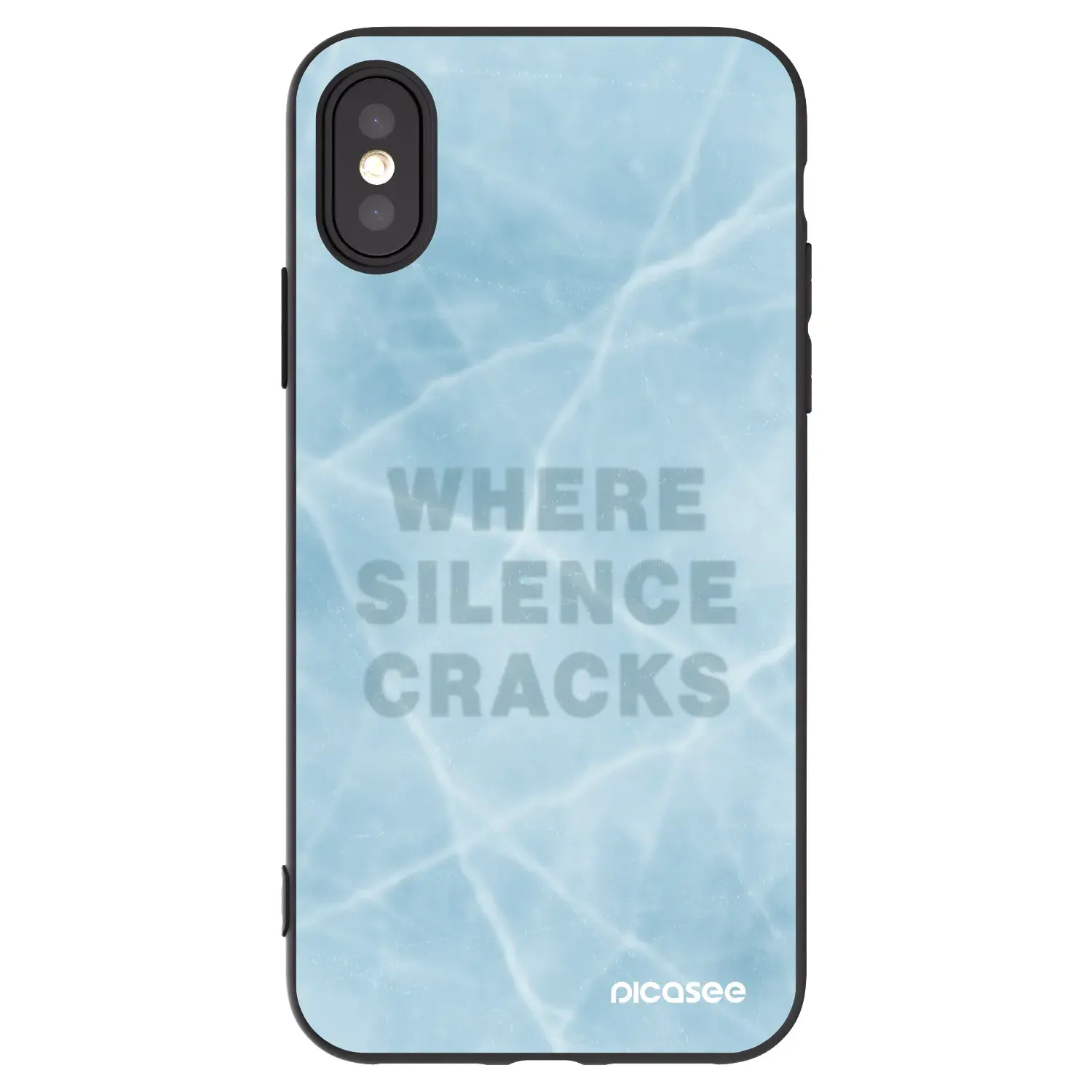 Silikonový černý obal pro Apple iPhone X/XS - SILENCE