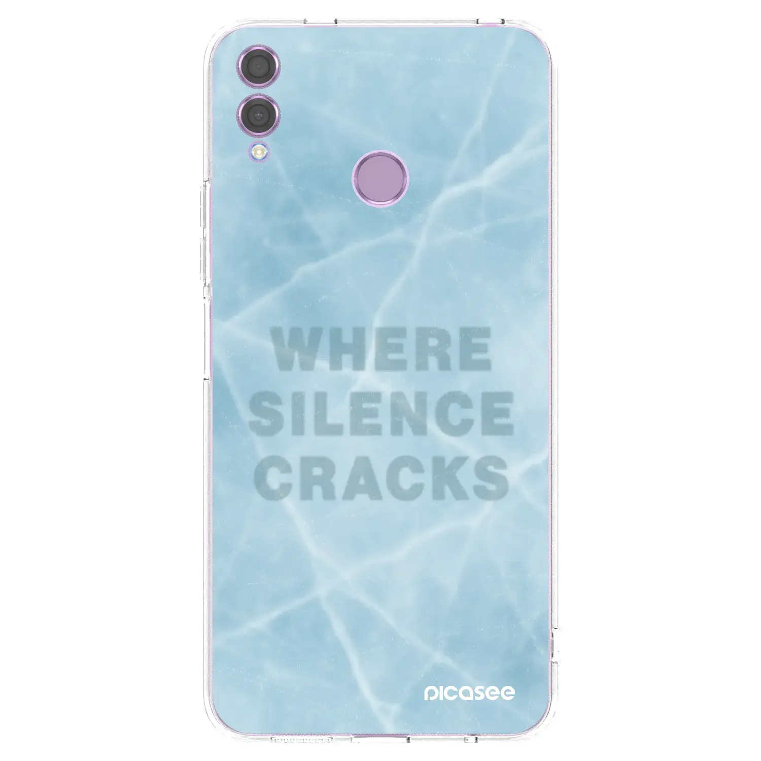 Silikonový průhledný obal pro Honor 8X - SILENCE