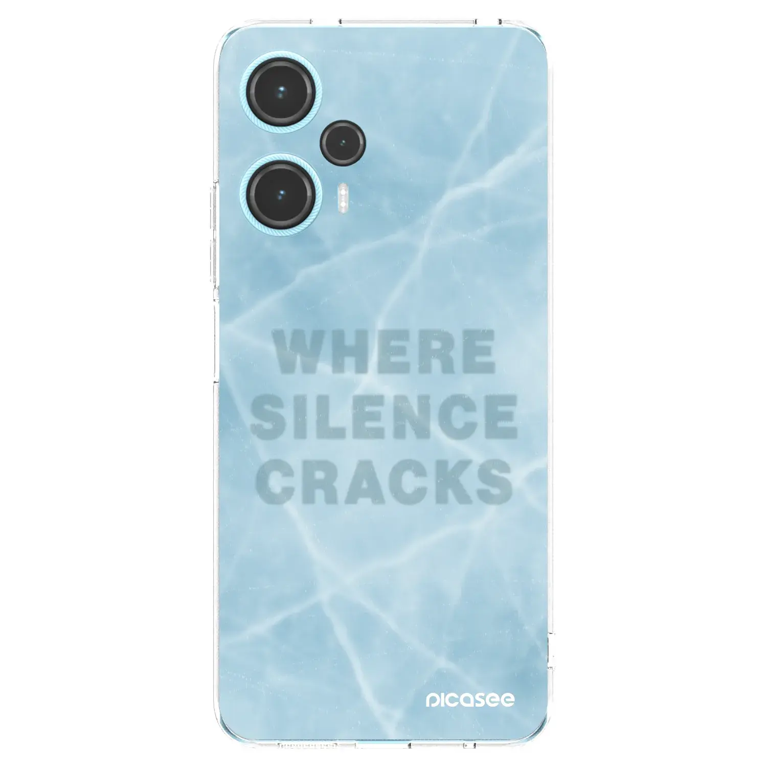 Silikonový průhledný obal pro Xiaomi Poco F5 - SILENCE