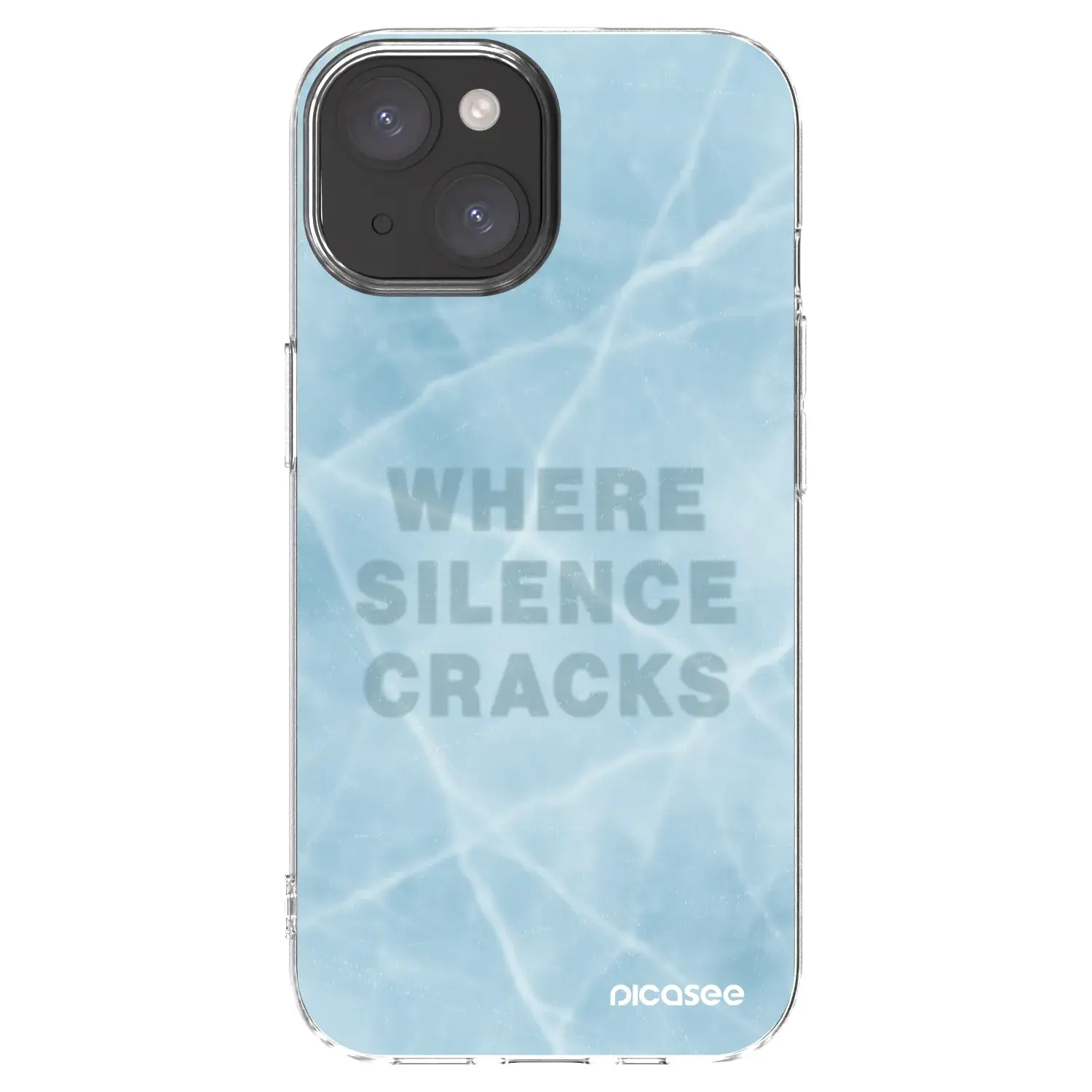Silikonový průhledný obal pro Apple iPhone 15 - SILENCE