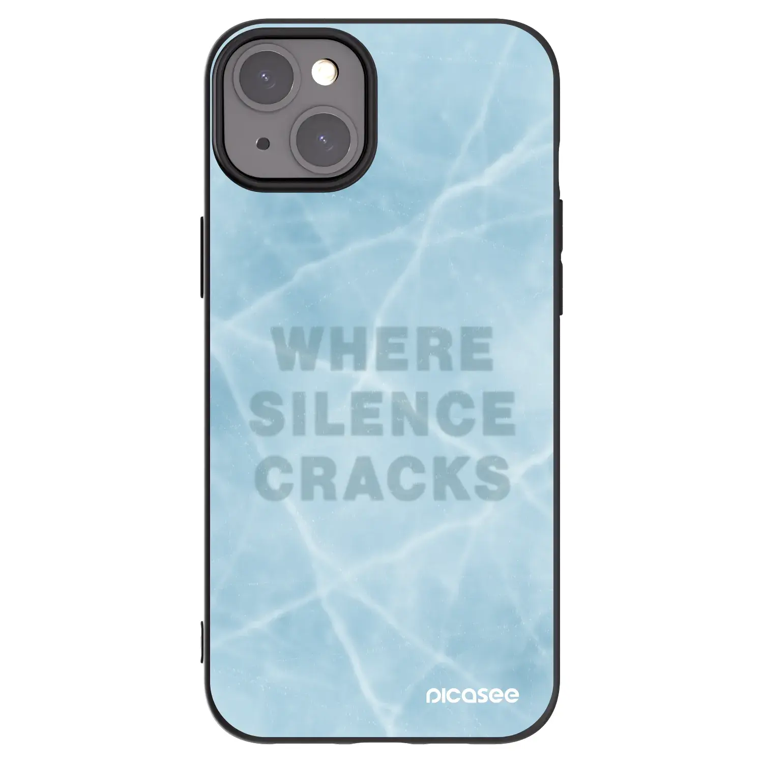 Silikonový černý obal pro Apple iPhone 15 Plus - SILENCE
