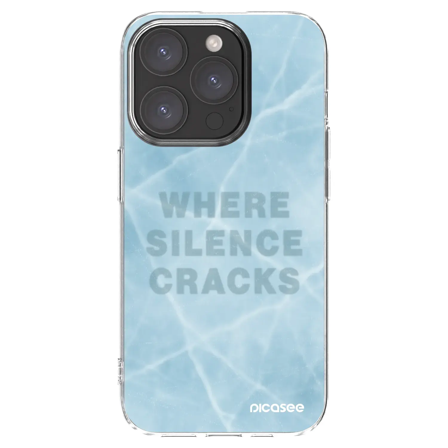 Silikonový průhledný obal pro Apple iPhone 15 Pro - SILENCE