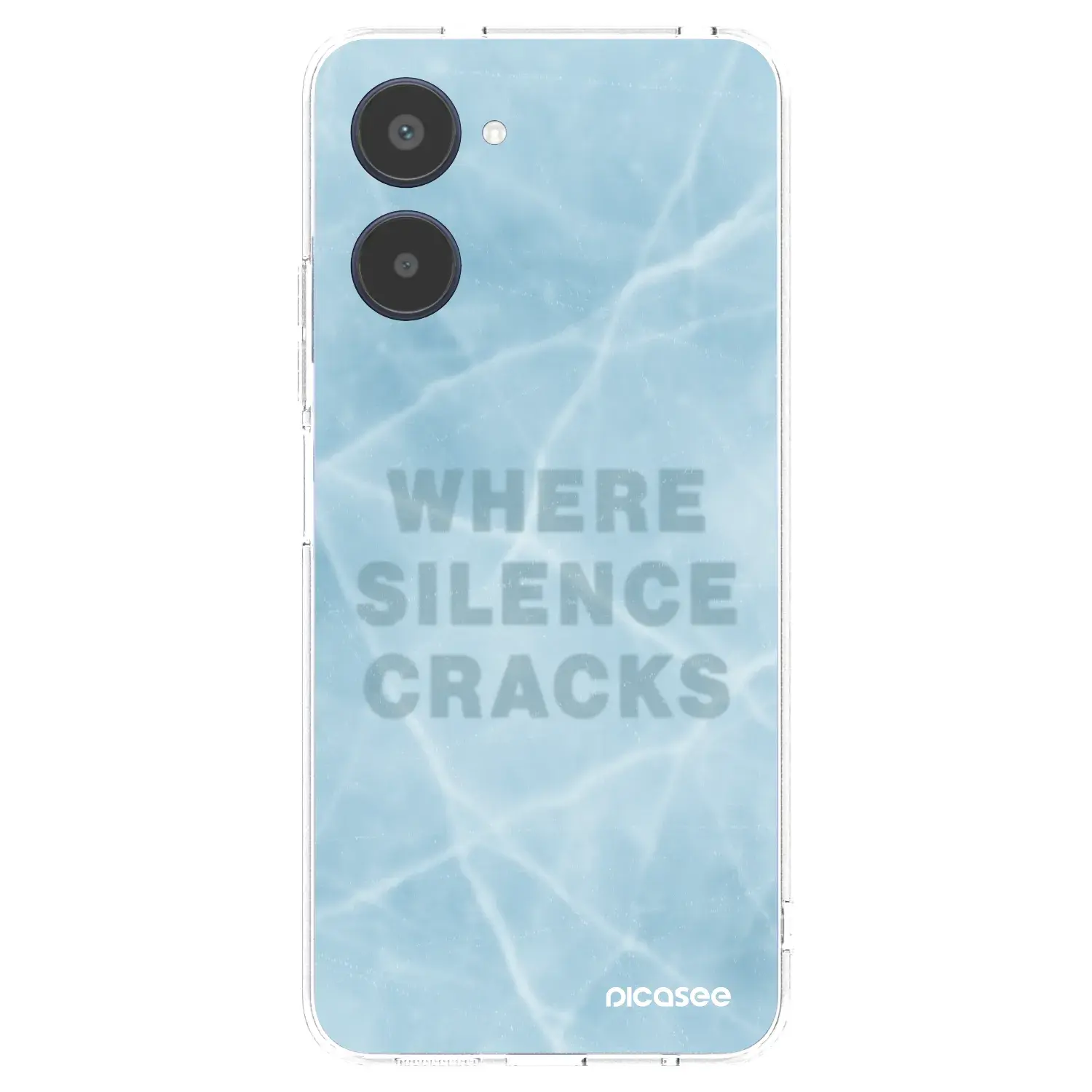 Silikonový průhledný obal pro Realme 10 4G - SILENCE