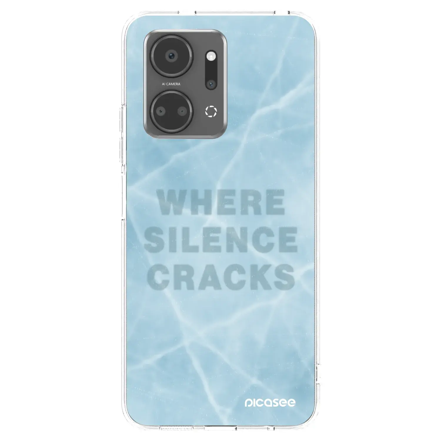 Silikonový průhledný obal pro Honor X7a - SILENCE
