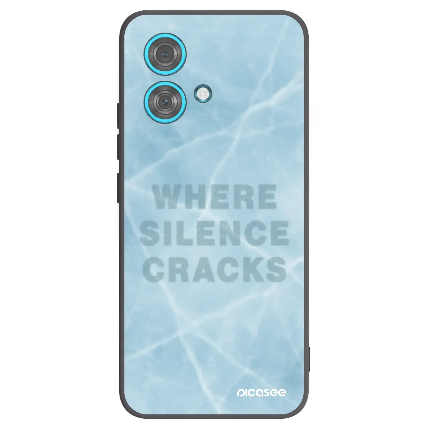 Silikonový černý obal pro Motorola Edge 40 Neo - SILENCE
