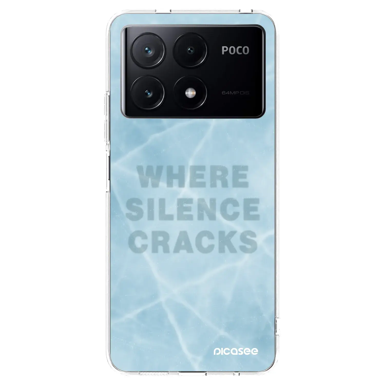 Silikonový průhledný obal pro Xiaomi Poco X6 Pro - SILENCE