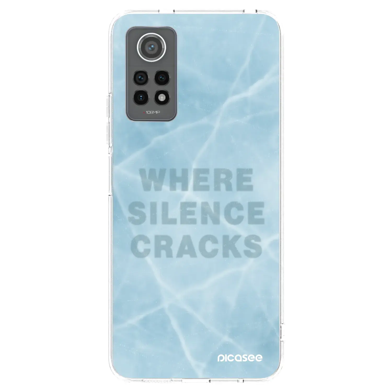 Silikonový průhledný obal pro Xiaomi Redmi Note 12 Pro 4G - SILENCE
