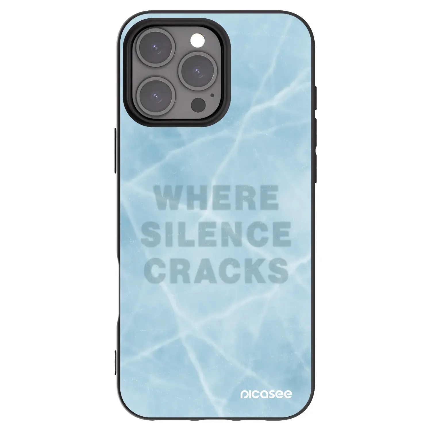 Silikonový černý obal pro Apple iPhone 16 Pro Max - SILENCE