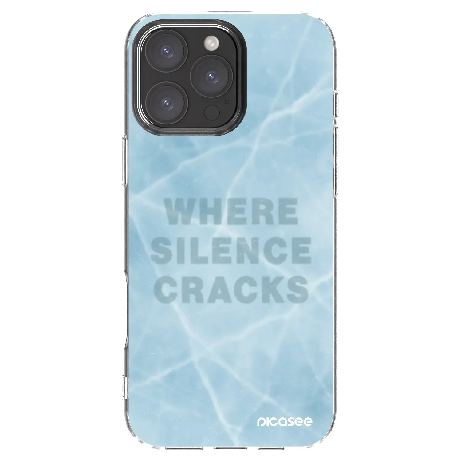 Silikonový průhledný obal pro Apple iPhone 16 Pro Max - SILENCE
