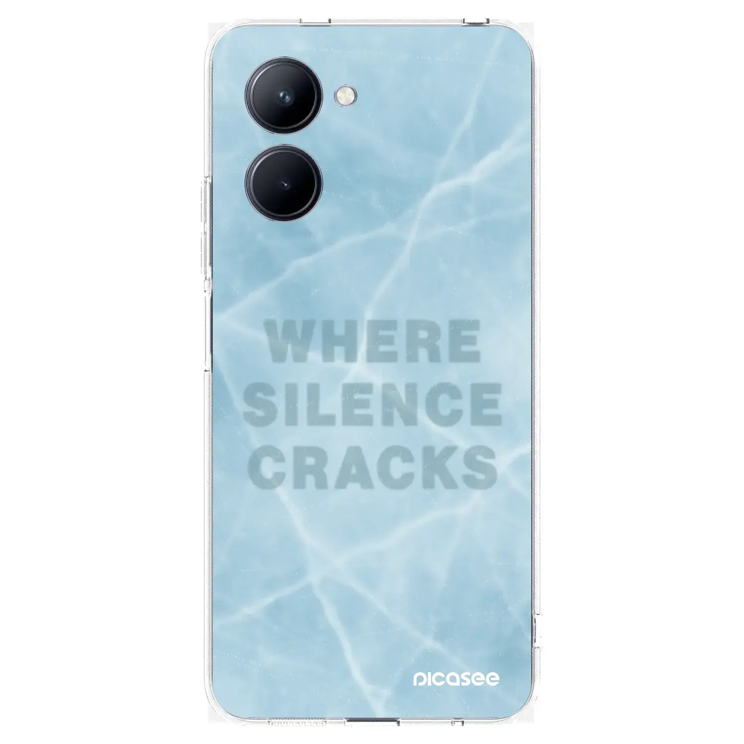 Silikonový průhledný obal pro Realme C33 (2023) - SILENCE