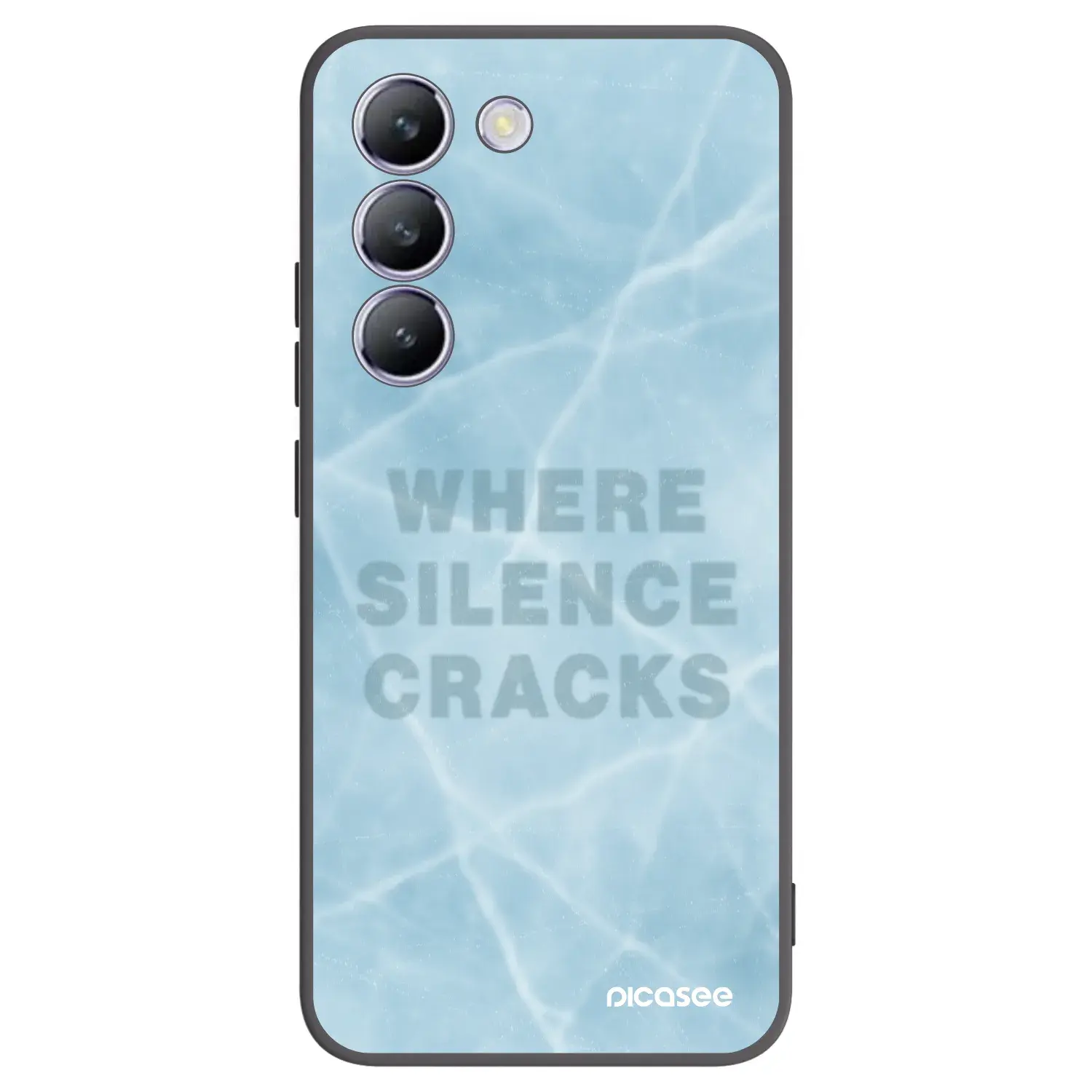 Silikonový černý obal pro Vivo V40 SE 5G - SILENCE