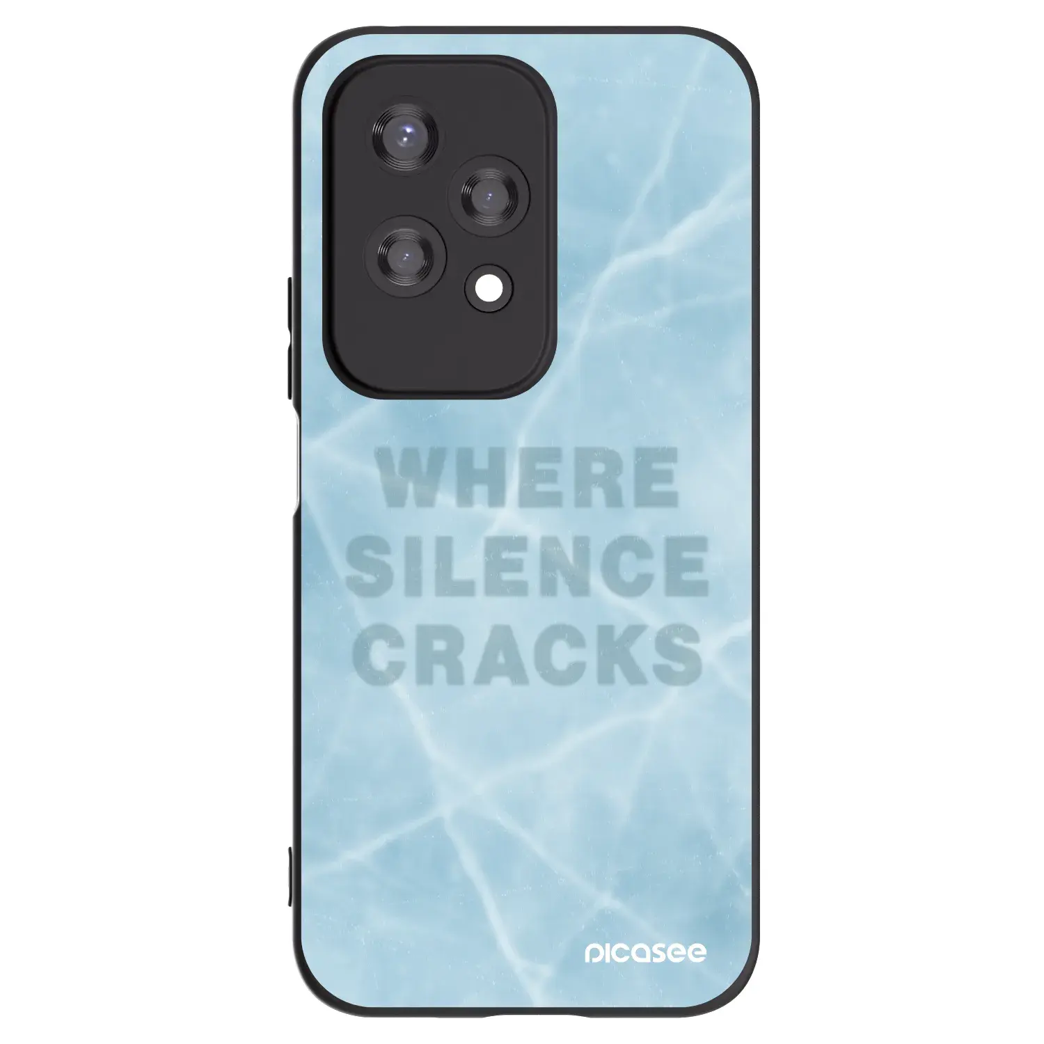 Silikonový černý obal pro Honor 200 Lite - SILENCE