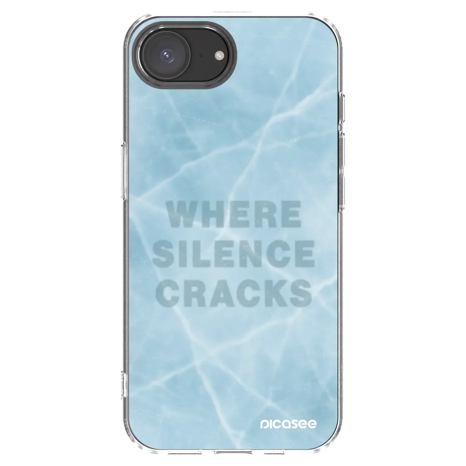 Silikonový průhledný obal pro Apple iPhone 16e - SILENCE