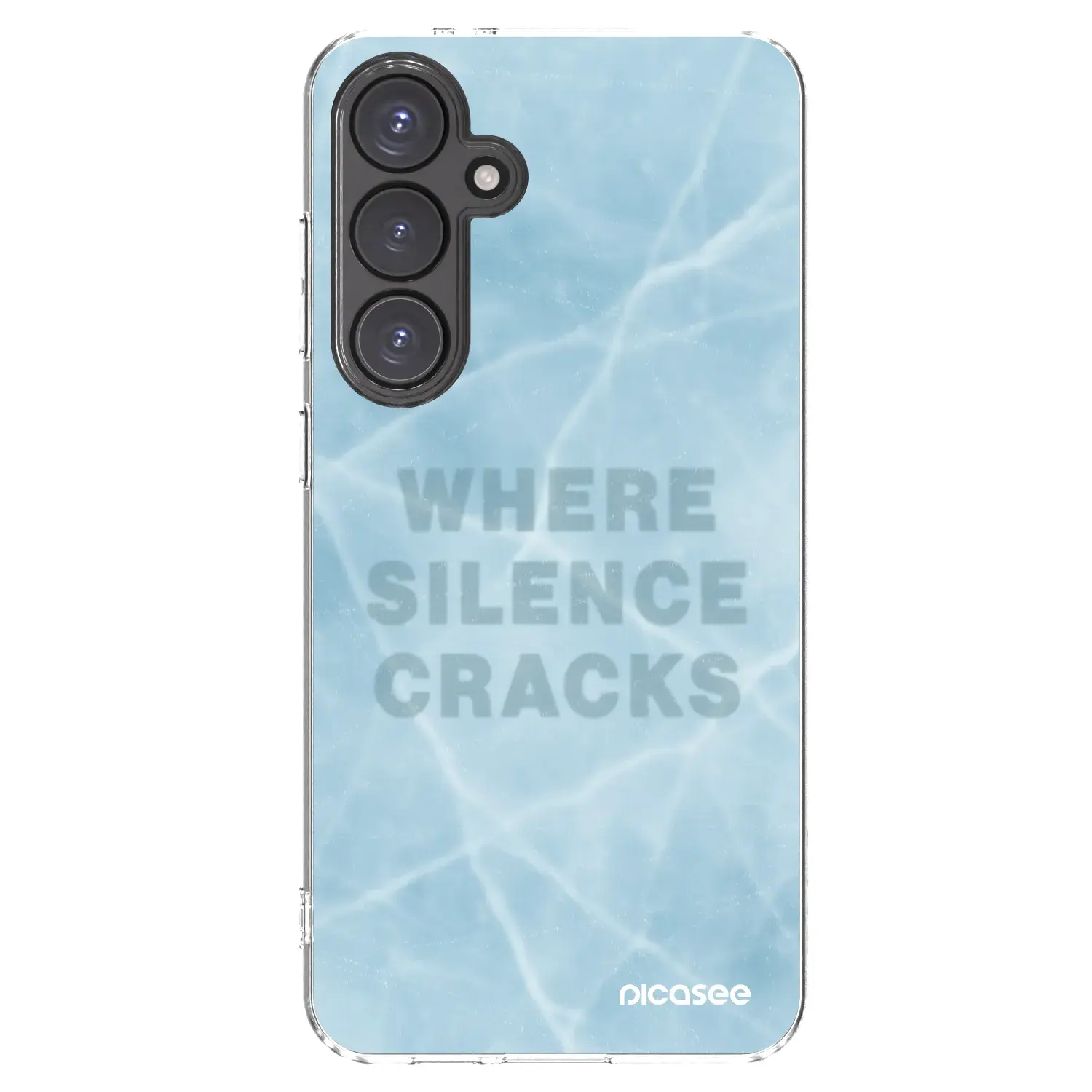 Silikonový průhledný obal pro Samsung Galaxy S24 FE S721B - SILENCE