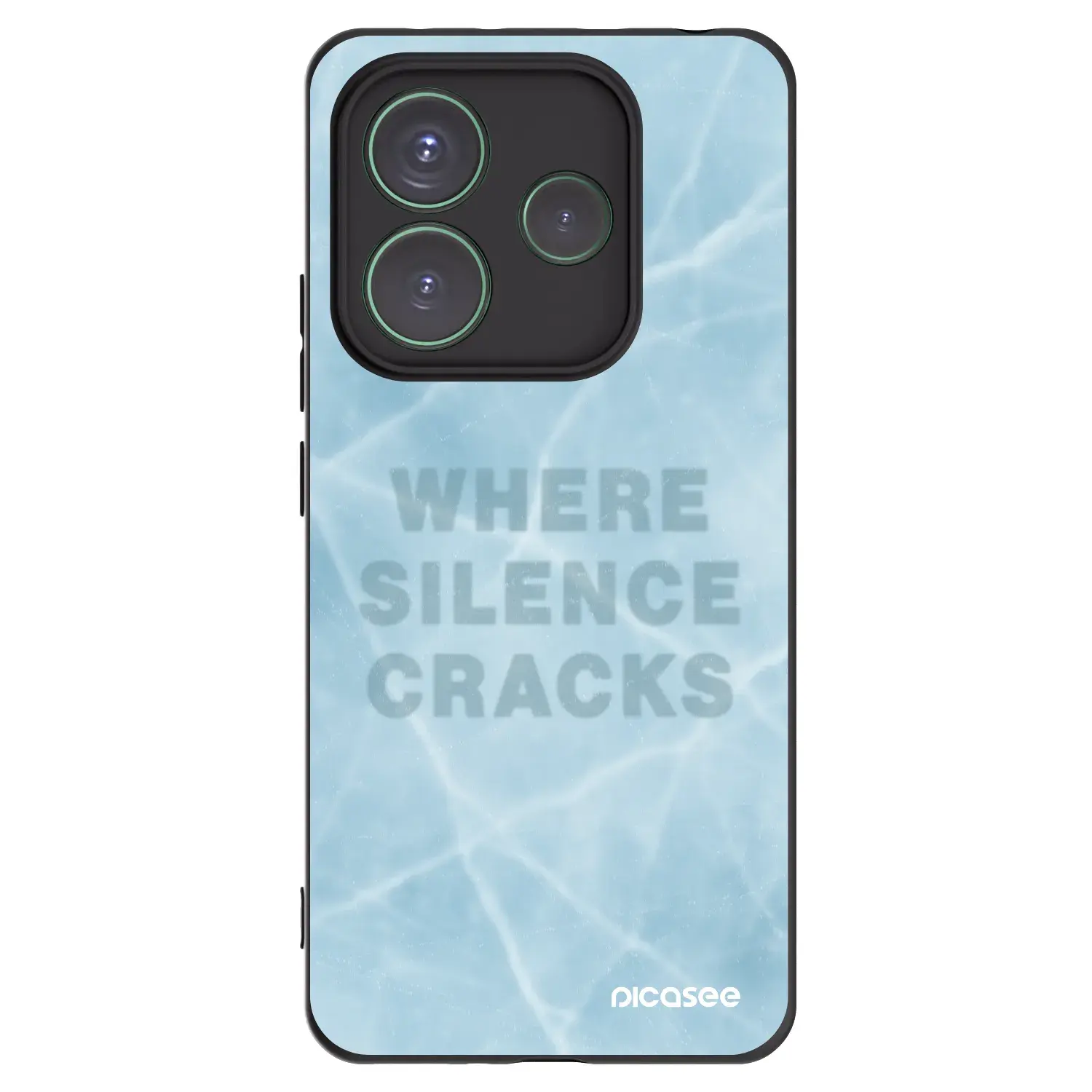 Silikonový černý obal pro Xiaomi Redmi Note 14 5G - SILENCE