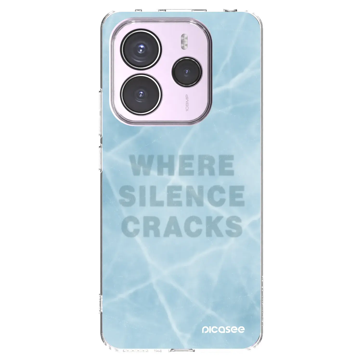 Silikonový průhledný obal pro Xiaomi Redmi Note 14 5G - SILENCE