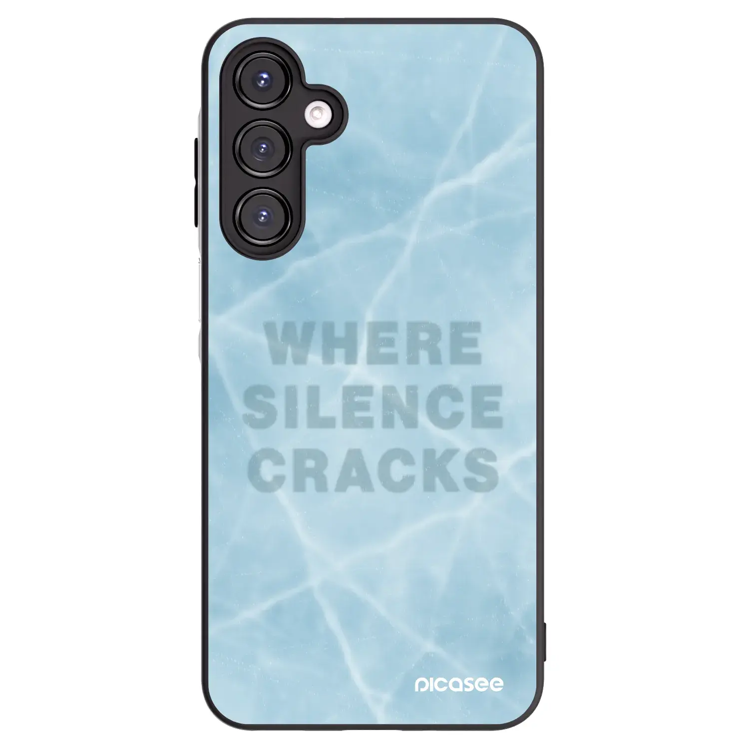 Silikonový černý obal pro Samsung Galaxy A16 5G - SILENCE
