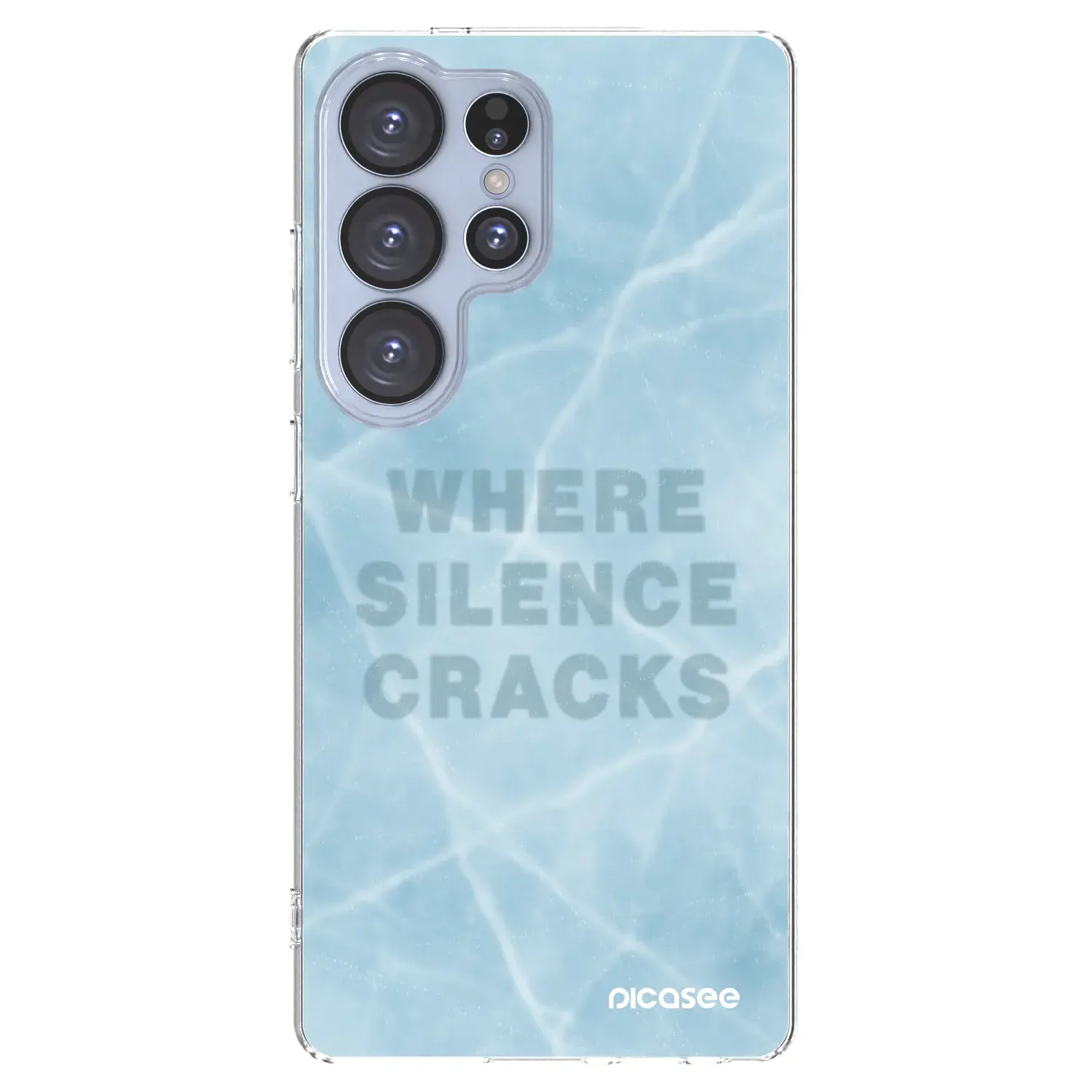 Silikonový průhledný obal pro Samsung Galaxy S25 Ultra 5G - SILENCE