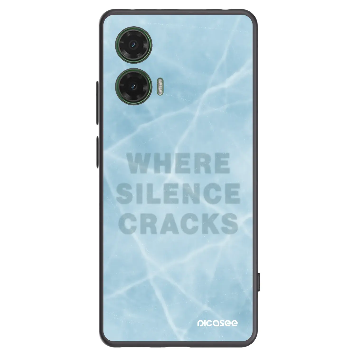 Silikonový černý obal pro Motorola Moto G35 5G - SILENCE