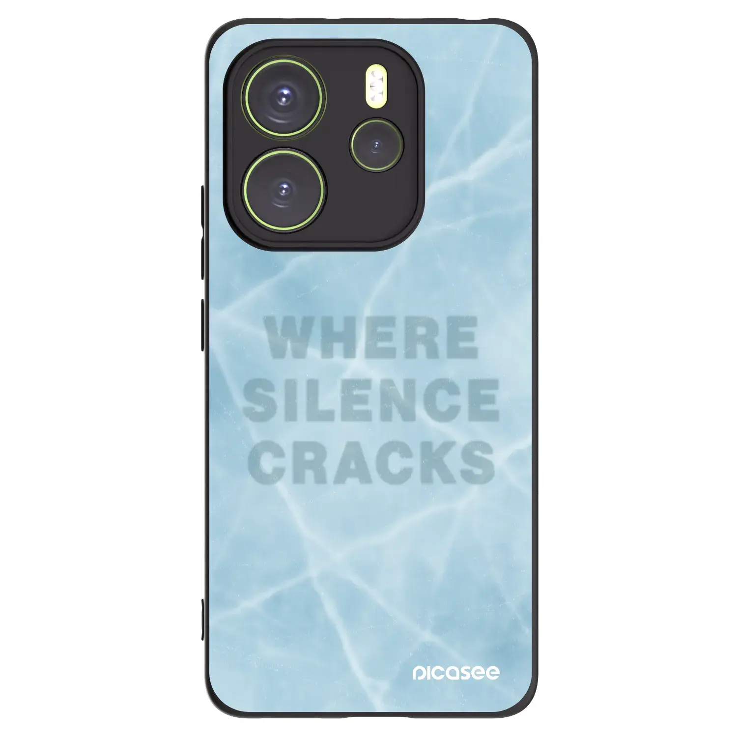 Silikonový černý obal pro Xiaomi Redmi Note 14 4G - SILENCE