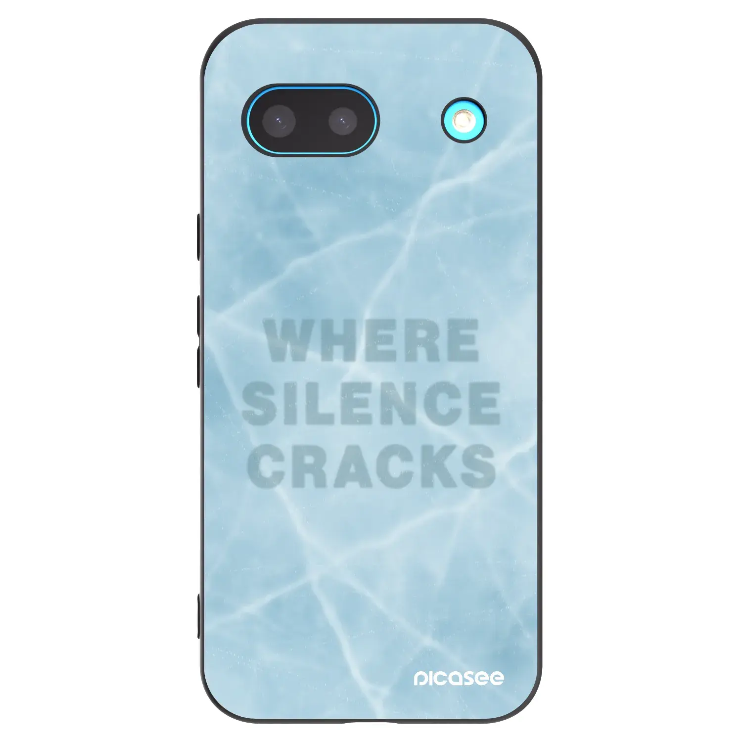 Silikonový černý obal pro Google Pixel 8a - SILENCE