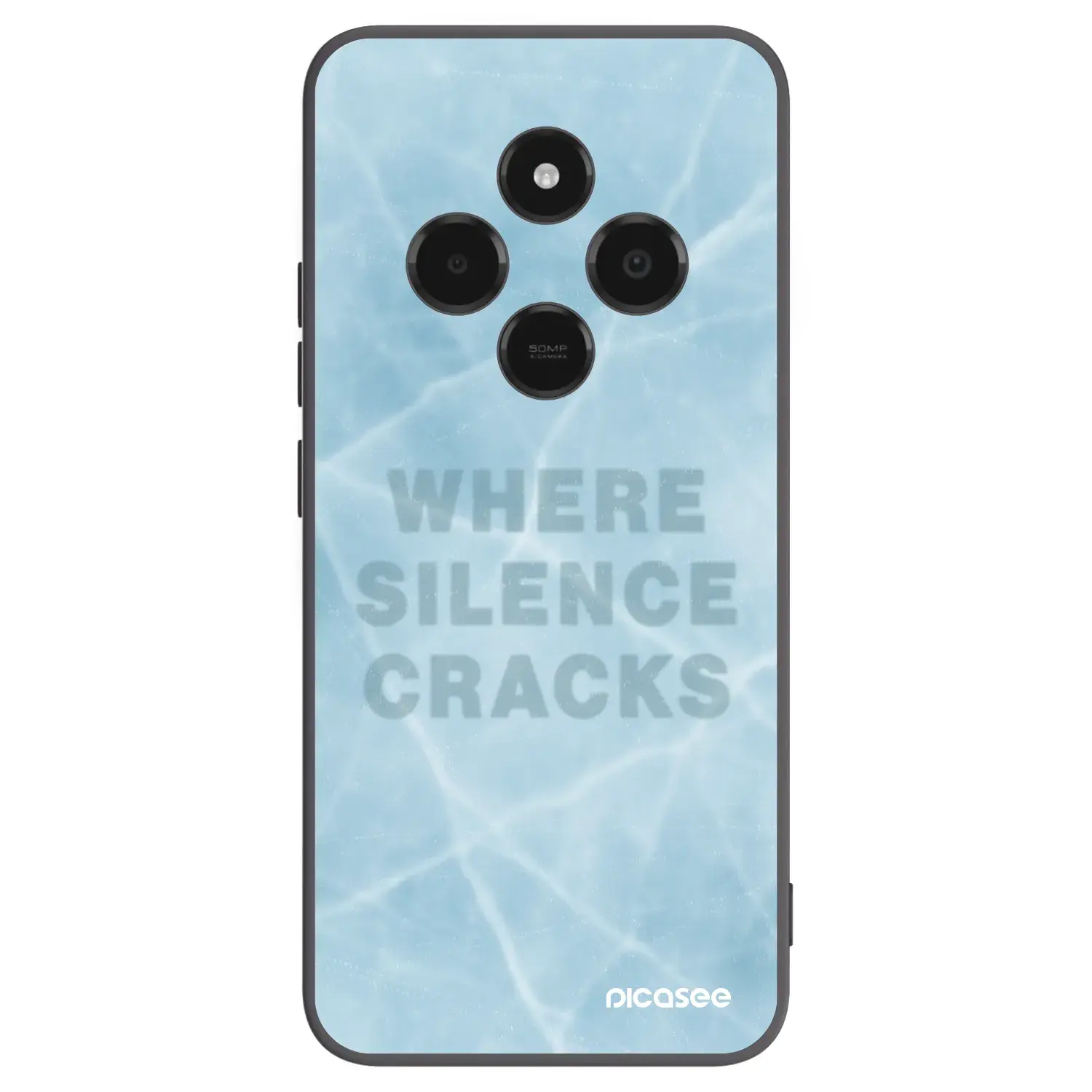 Silikonový černý obal pro Xiaomi Poco C75 - SILENCE