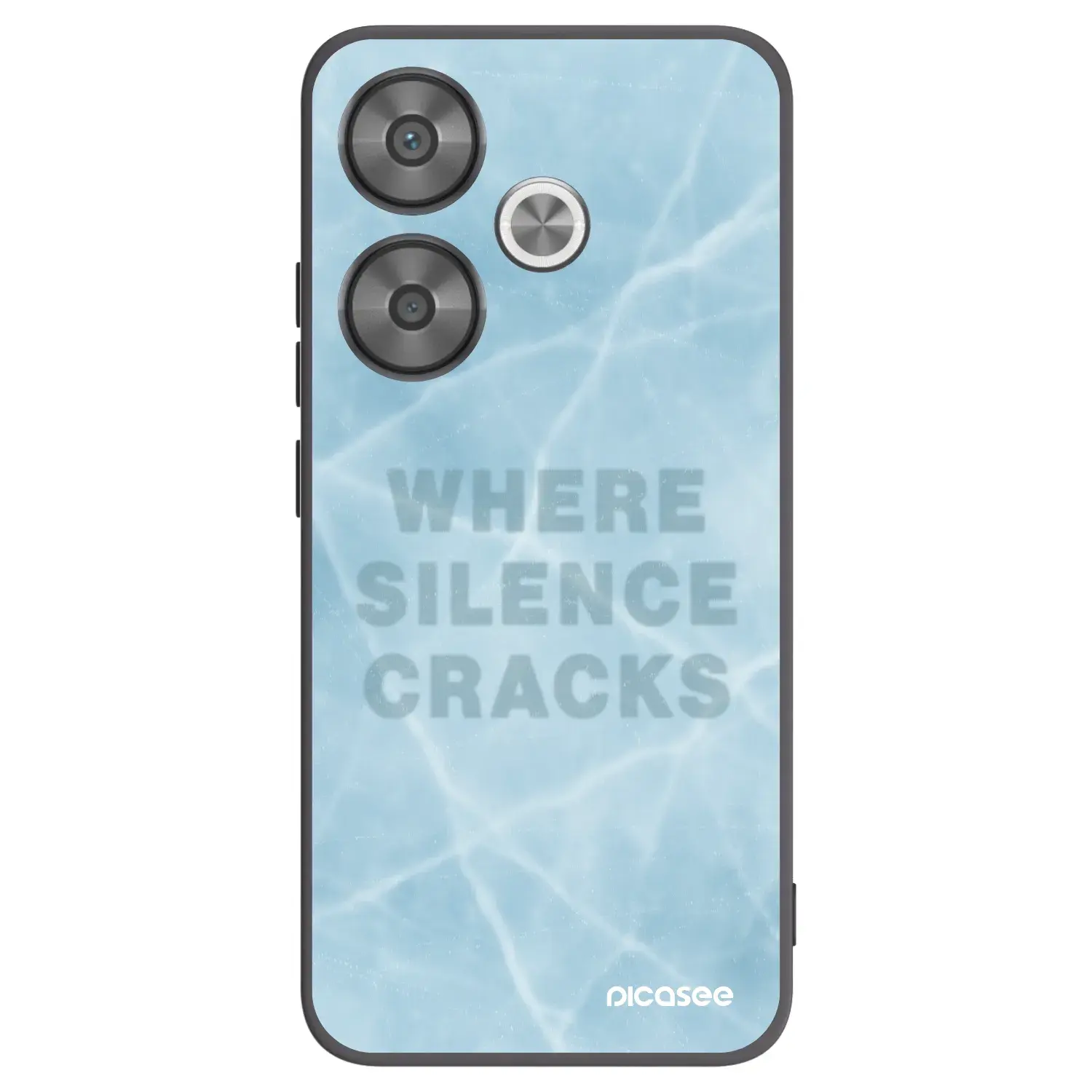 Silikonový černý obal pro Xiaomi Poco F6 - SILENCE