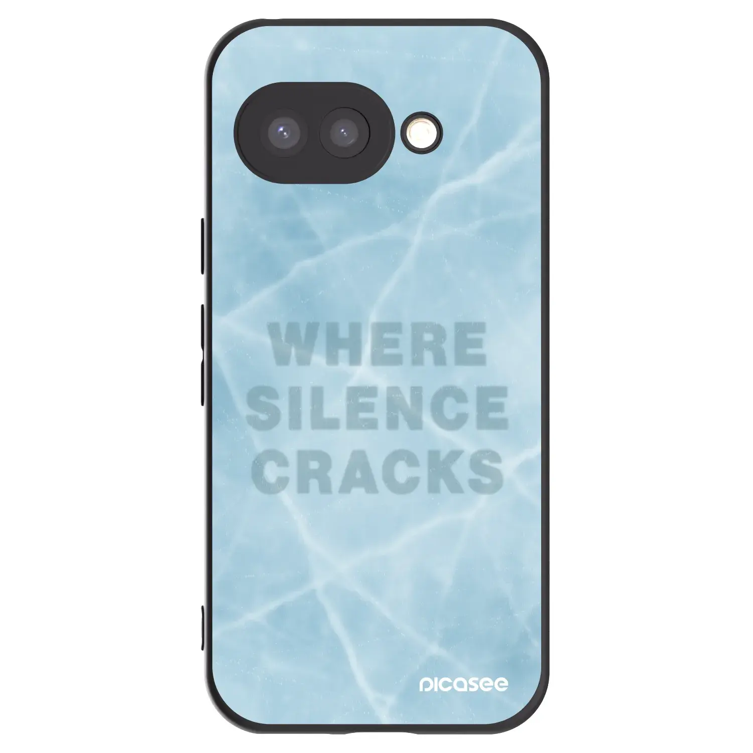 Silikonový černý obal pro Google Pixel 9a - SILENCE