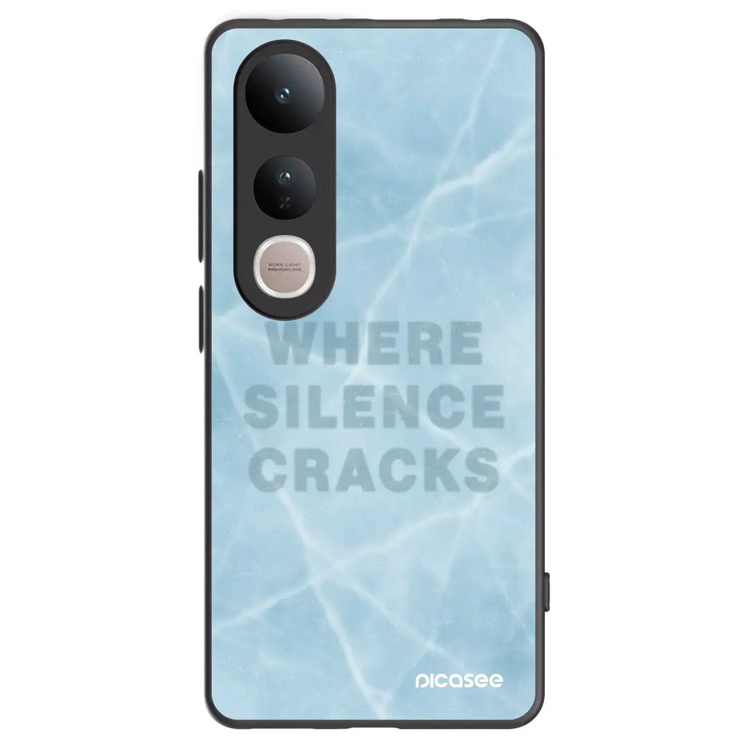 Silikonový černý obal pro Vivo V50 Lite 5G - SILENCE