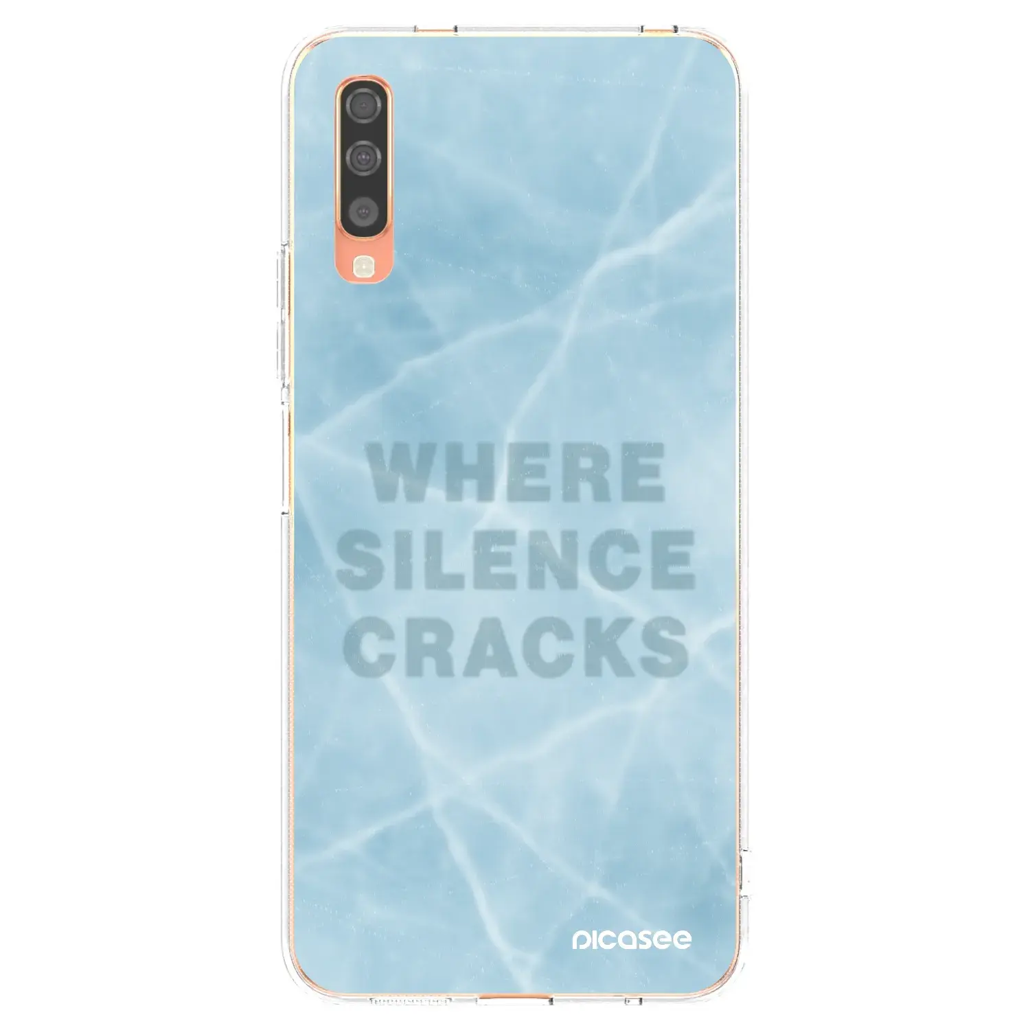 Silikonový průhledný obal pro Samsung Galaxy A70 A705F - SILENCE