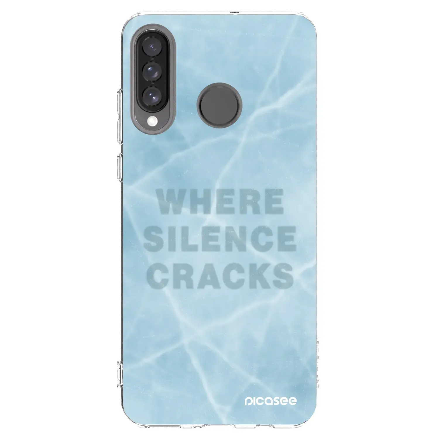 Silikonový průhledný obal pro Huawei P30 Lite - SILENCE