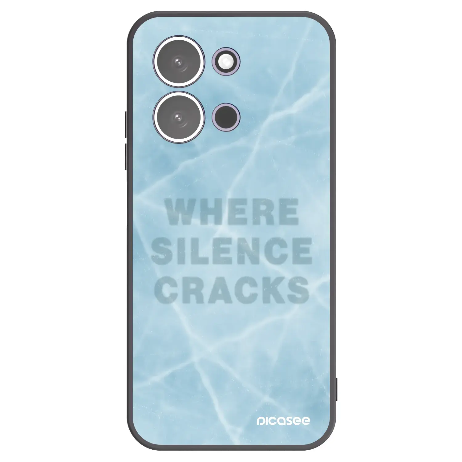Silikonový černý obal pro Xiaomi Redmi 15C 5G - SILENCE
