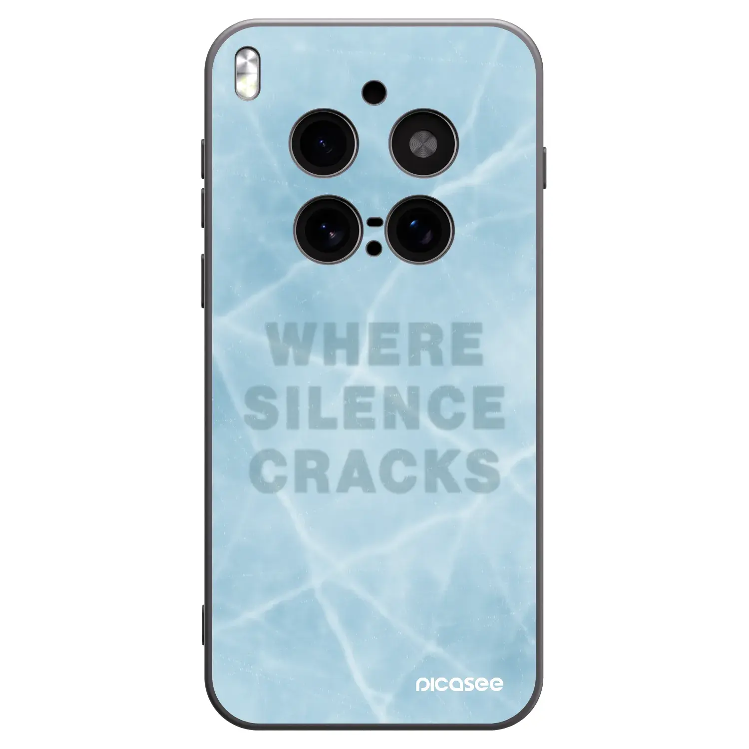 Silikonový černý obal pro Vivo X300 Pro - SILENCE