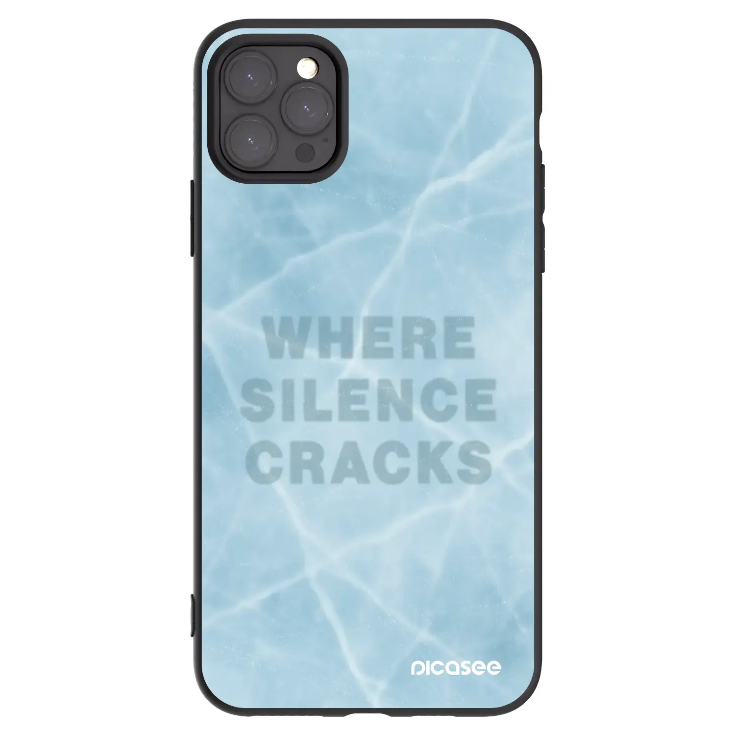 Silikonový černý obal pro Apple iPhone 11 Pro Max - SILENCE