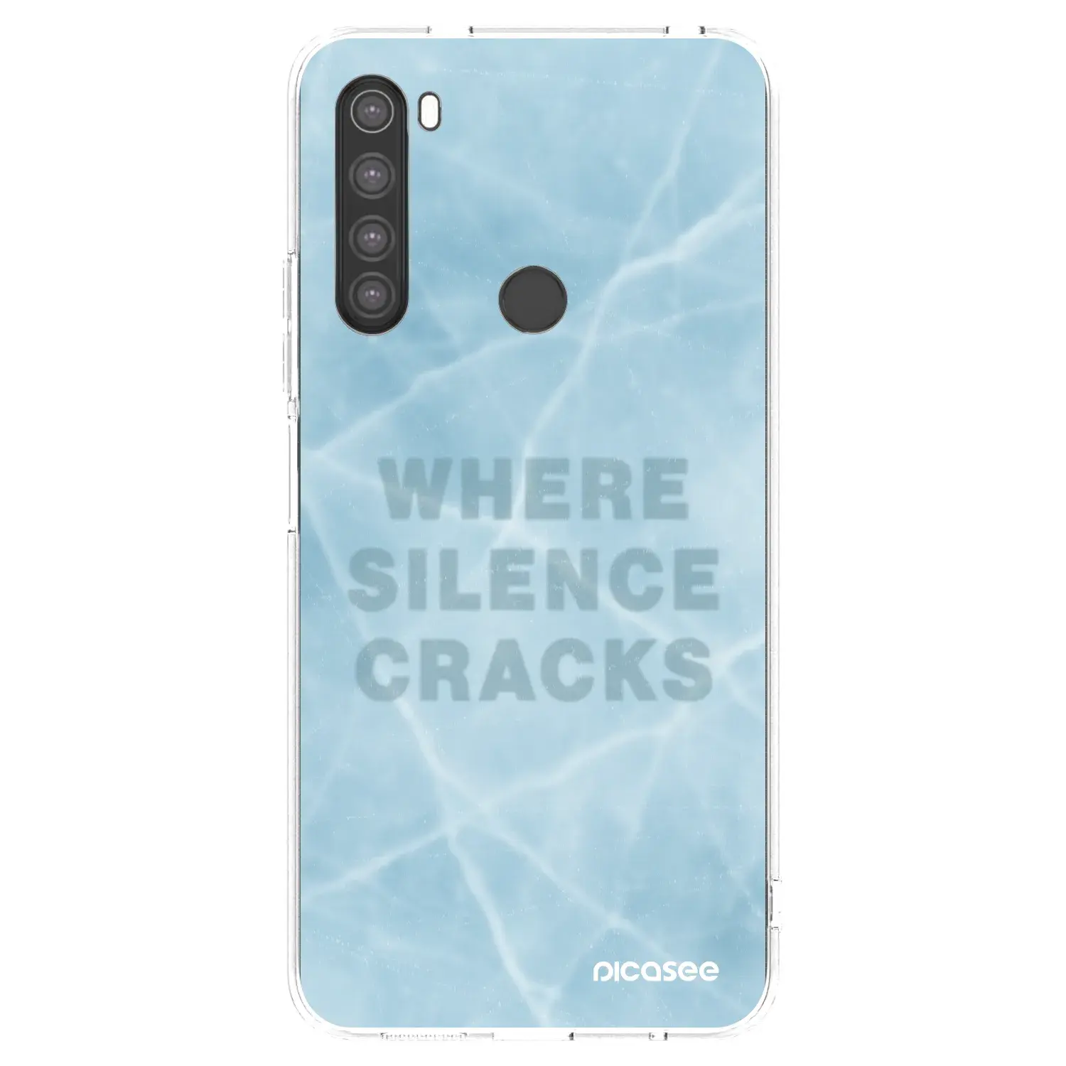 Silikonový průhledný obal pro Xiaomi Redmi Note 8 - SILENCE