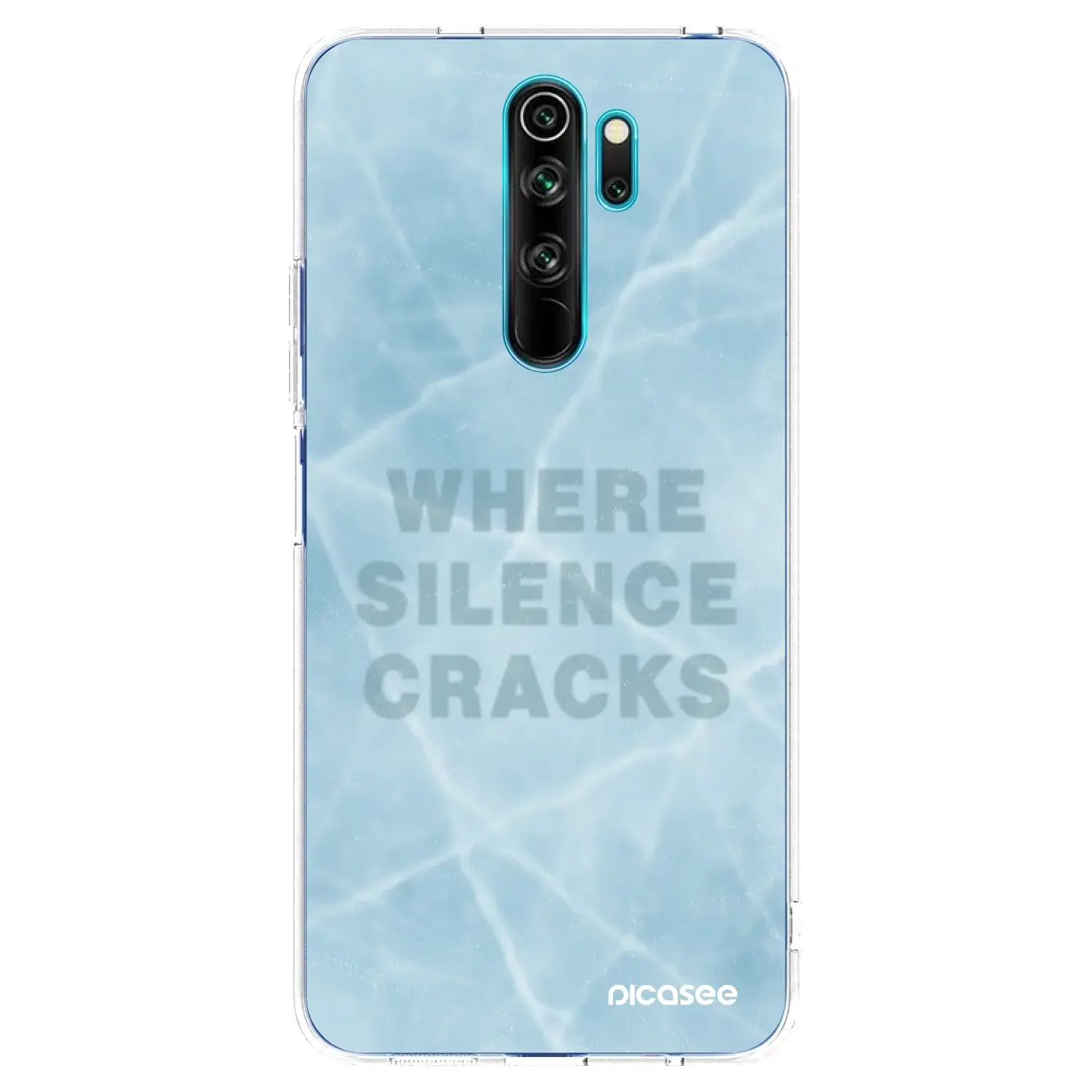 Silikonový průhledný obal pro Xiaomi Redmi Note 8 Pro - SILENCE