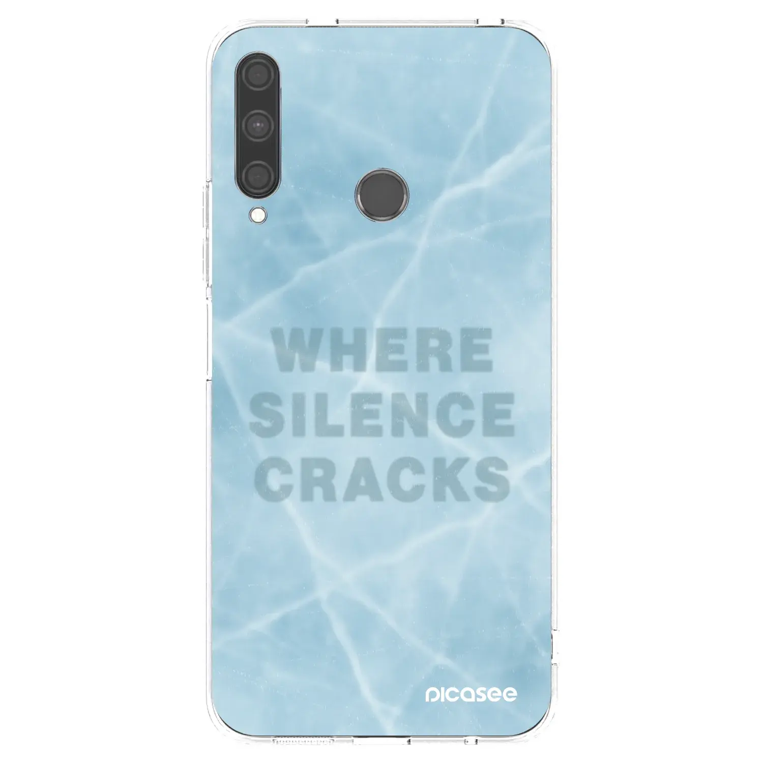 Silikonový průhledný obal pro Huawei P40 Lite E - SILENCE