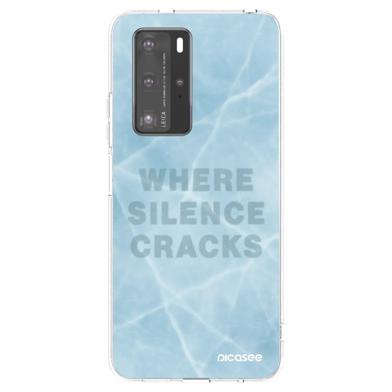 Silikonový průhledný obal pro Huawei P40 Pro - SILENCE