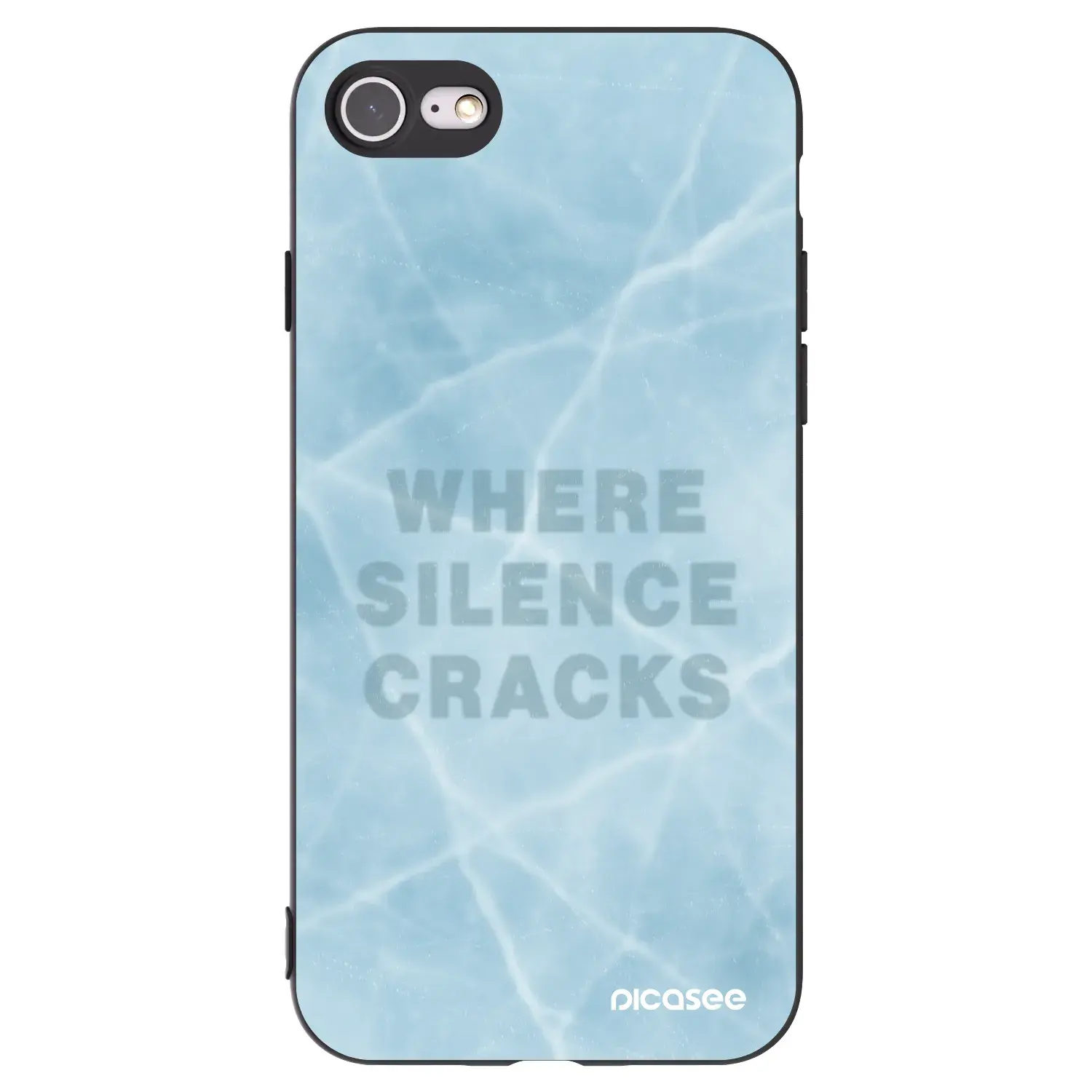 Silikonový černý obal pro Apple iPhone SE 2020 - SILENCE